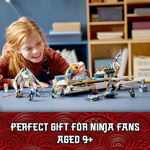 LEGO NINJAGO Hydro Bounty 71756 Building Kit; Submarine Toy Featuring NINJAGO Kai and Lloyd; New 2021 (1,159 Pieces), Multicolor, One Size - 6