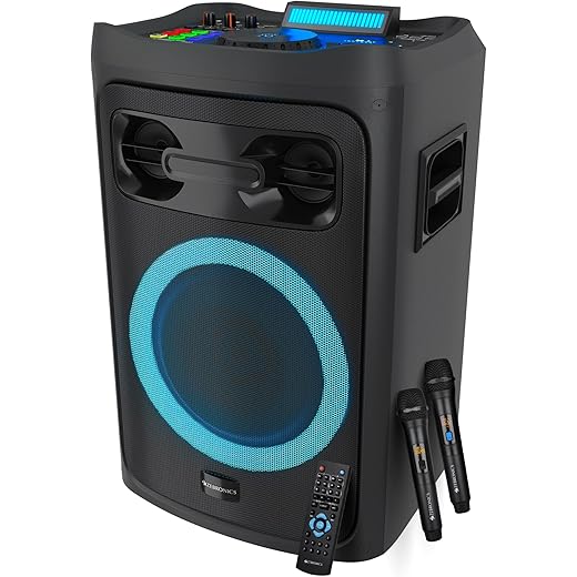 ZEBRONICS Riser Party DJ Speaker 210W Instant Karaoke Maker