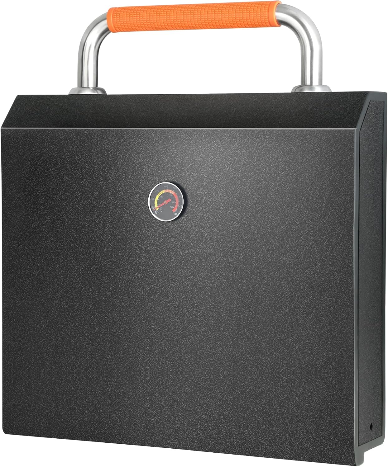 Hinged Lid for Blackstone 17 inch Griddle, Hood with Thermometer for Blackstone Adventure Ready 17 inch Griddle 1832 1650 1900 1814 Flat Top 5010 Replacement Parts Tabletop Hard Cover 17 inch Lid without brackets