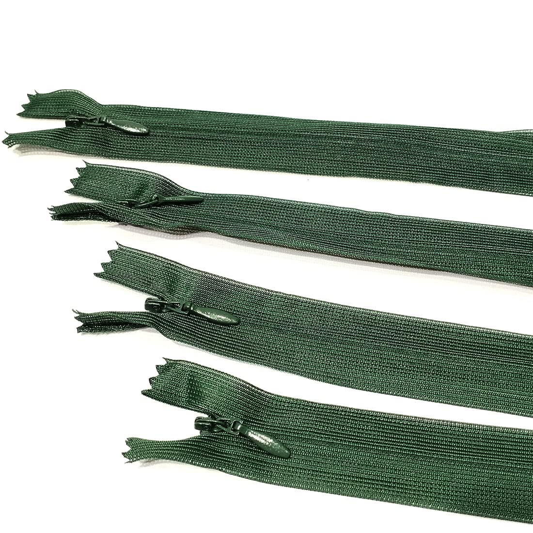 Invisible Zipper Closed, 5 Sizes and 20 Colors #3, Fine Zipper, Elegant and Discreet for Sewing on Clothes Dresses, Skirts - Image 3
