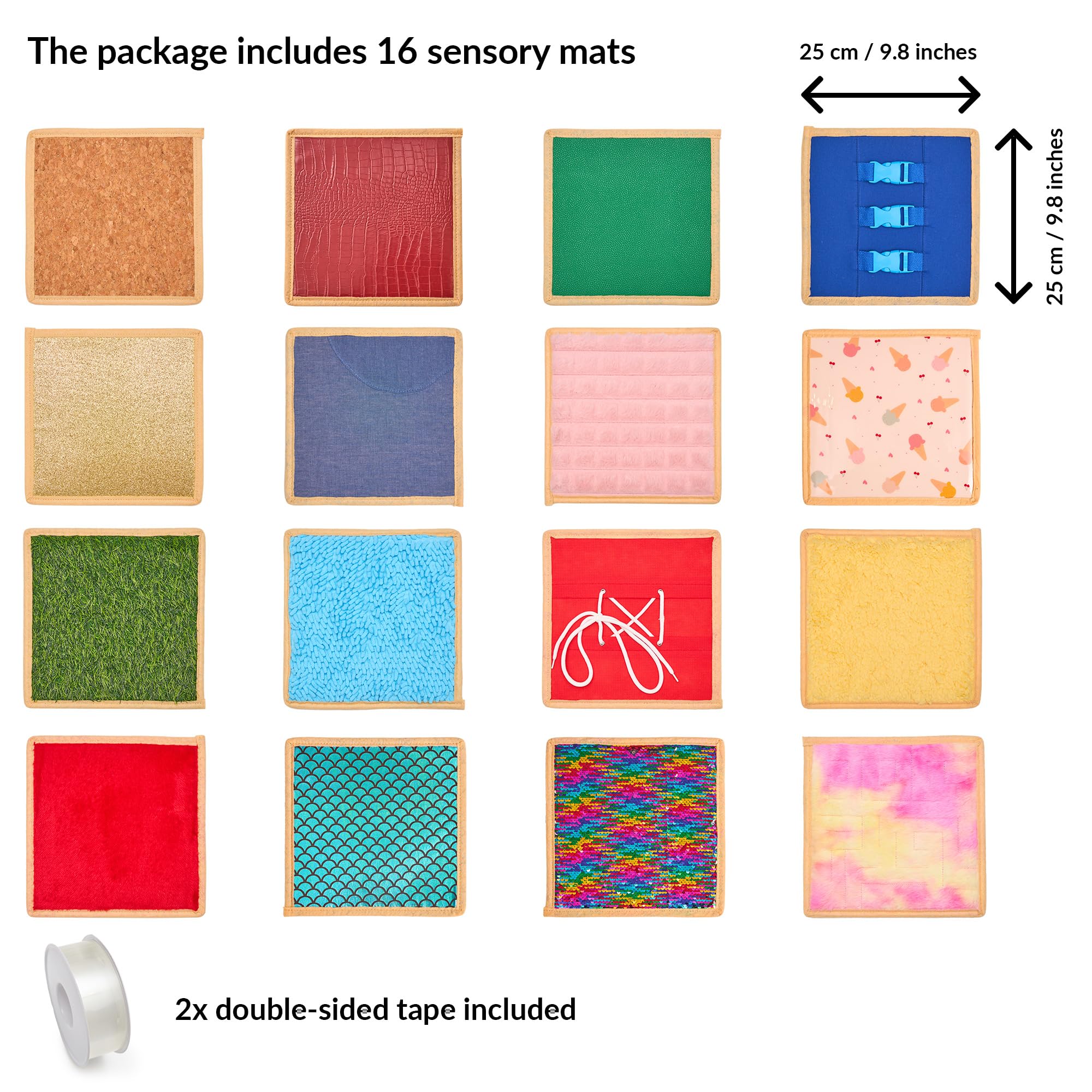 Sensory panel ścienny dla dzieci | strukturalne płytki sensoryczne | ściana sensoryczna do zabawy i nauki | maty sensoryczne dla małych dzieci i sali lekcyjnej | interaktywne panele tekstury