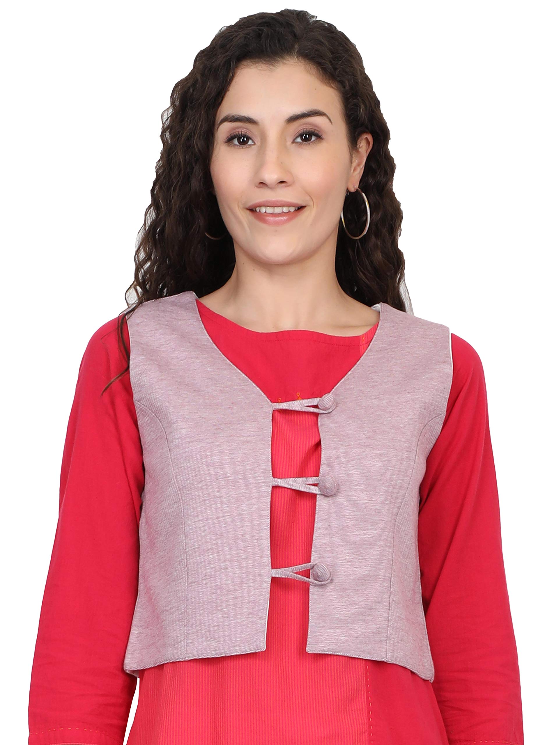 Eco-Friendly Women's Poly Cotton Waistcoat-image-30