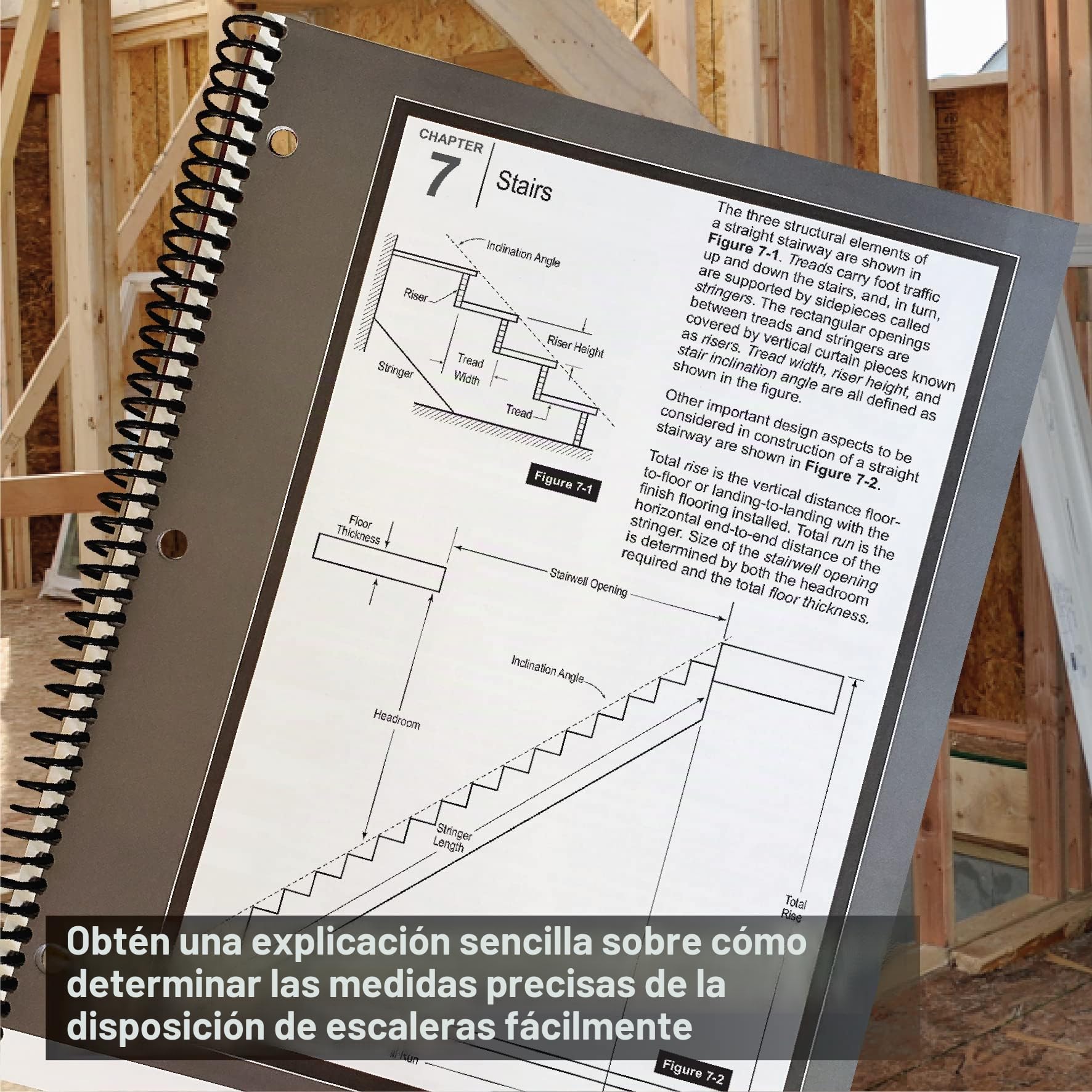Calculated Industries 2140 Construction Master Pro - Libro de trabajo y guía de estudio | 4 secciones completas | Desarrollo del sitio | Pies, losas, paredes | Encuadre | Acabado | Problemas de