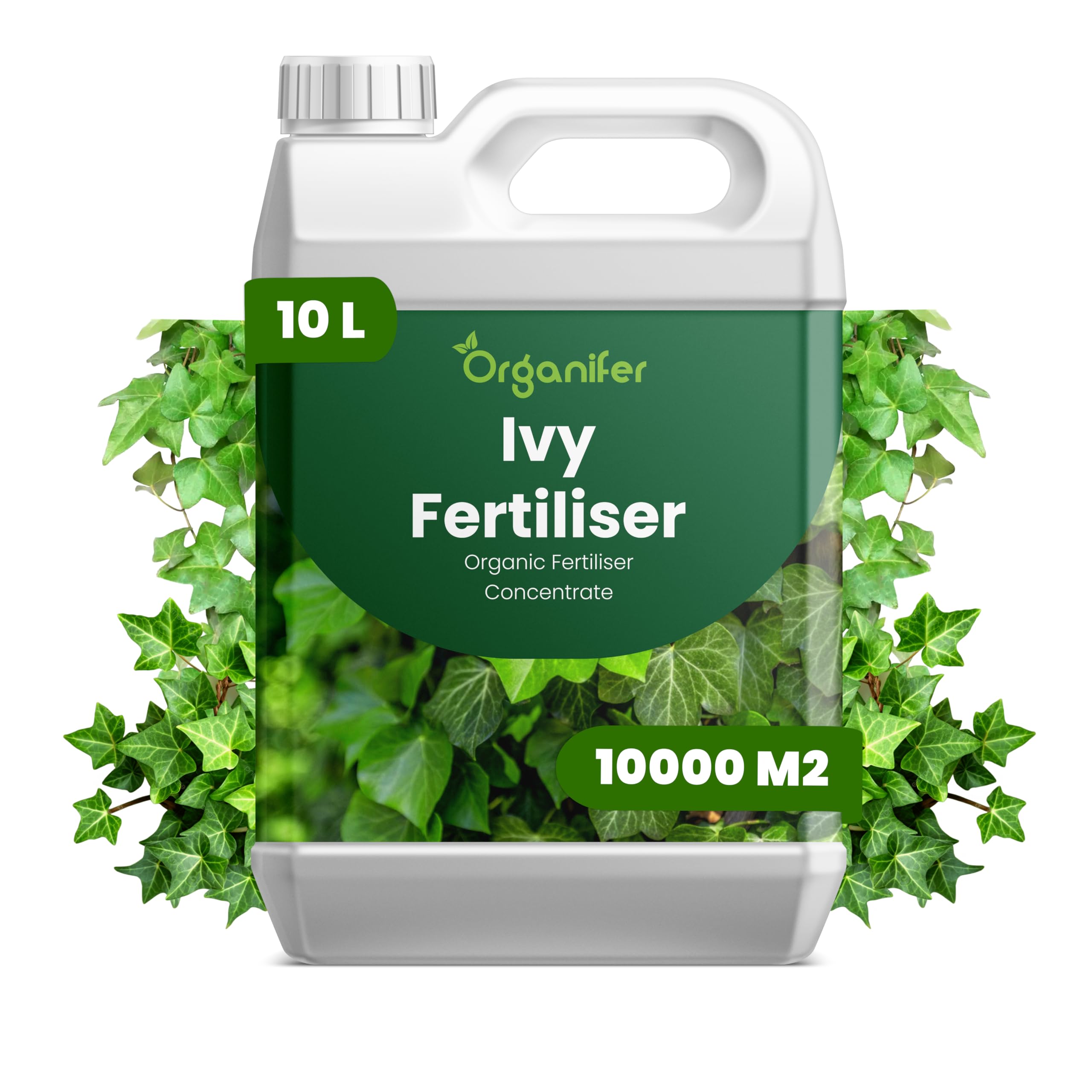 Fertilizante Líquido - 10L - Para Hiedra - NPK 2-1-8 | Crecimiento Saludable Y Plantas Robustas - Organifer