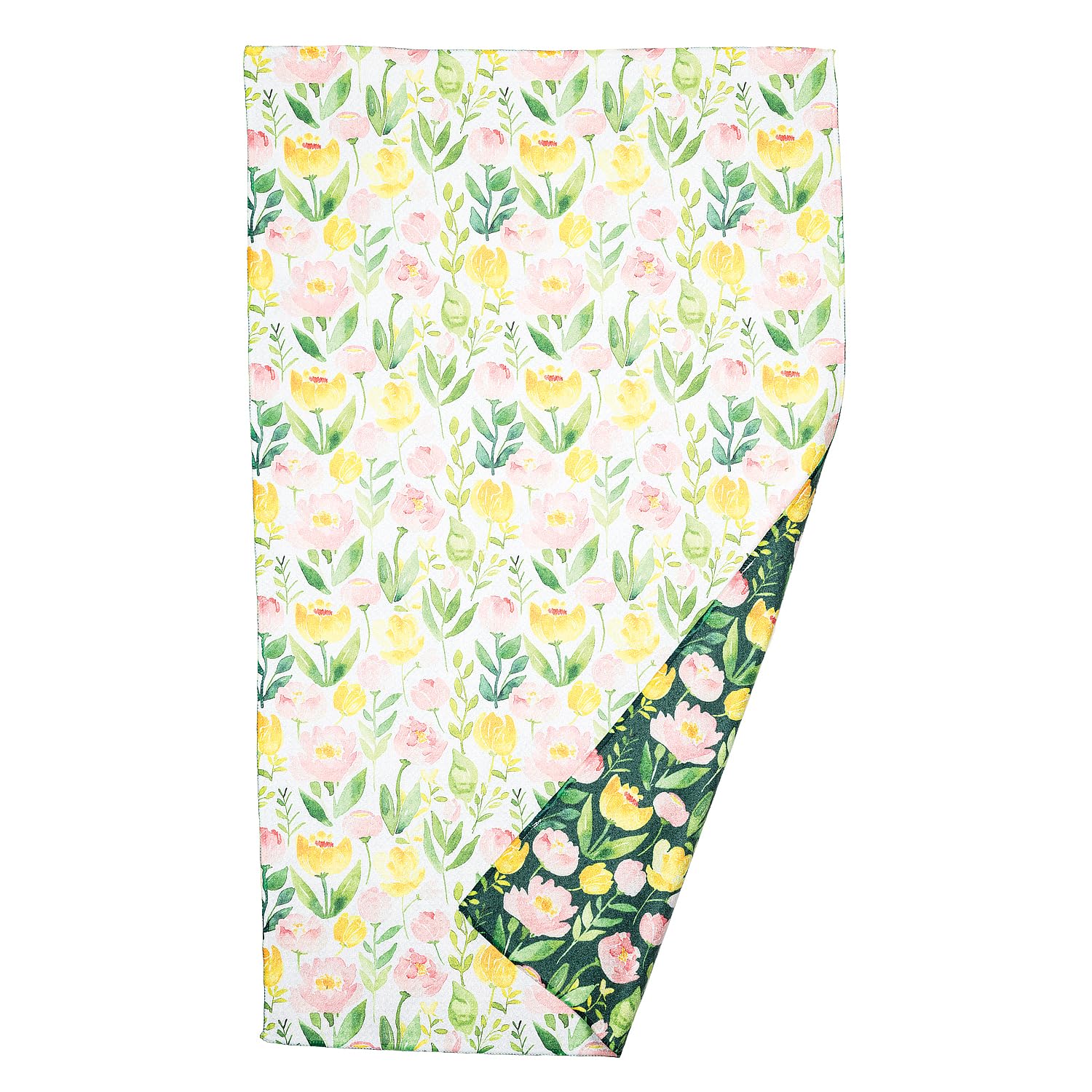 Abbott Collection Floral Double Sided Kitchen Towel