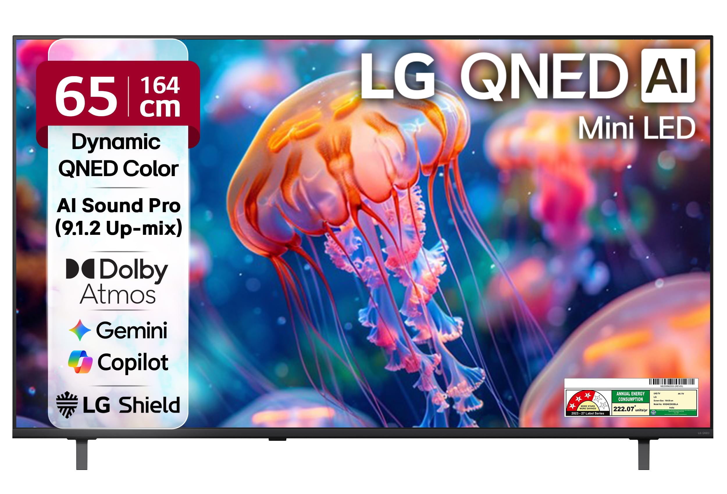 LG 164 cms (65 inches) QNED65 AI Series 4K Ultra HD Smart webOS QNED Mini LED TV 65QNED65BLA-image-42
