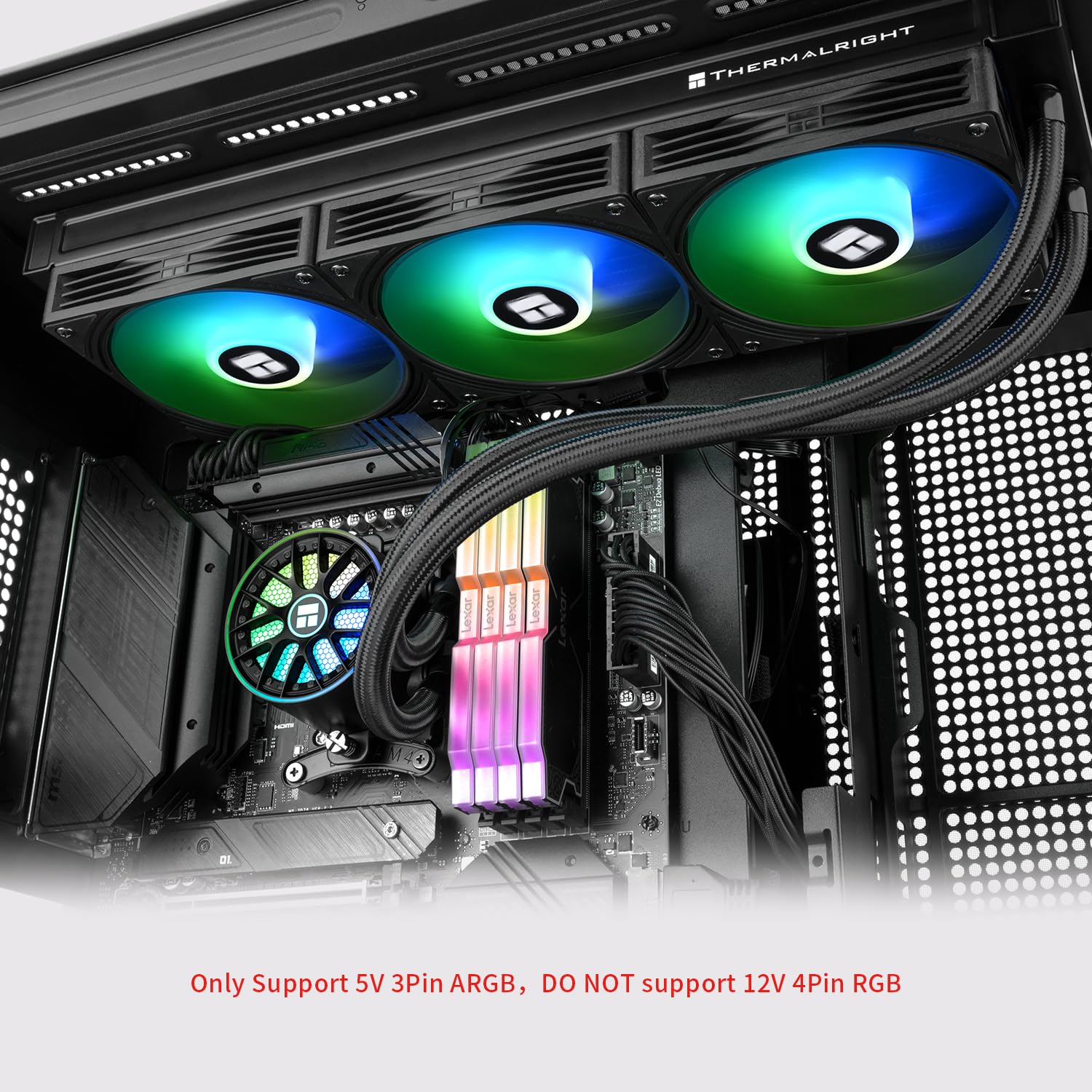 Amazon.co.jp: Thermalright Aqua Elite 360 V6 ARGB ブラック CPU