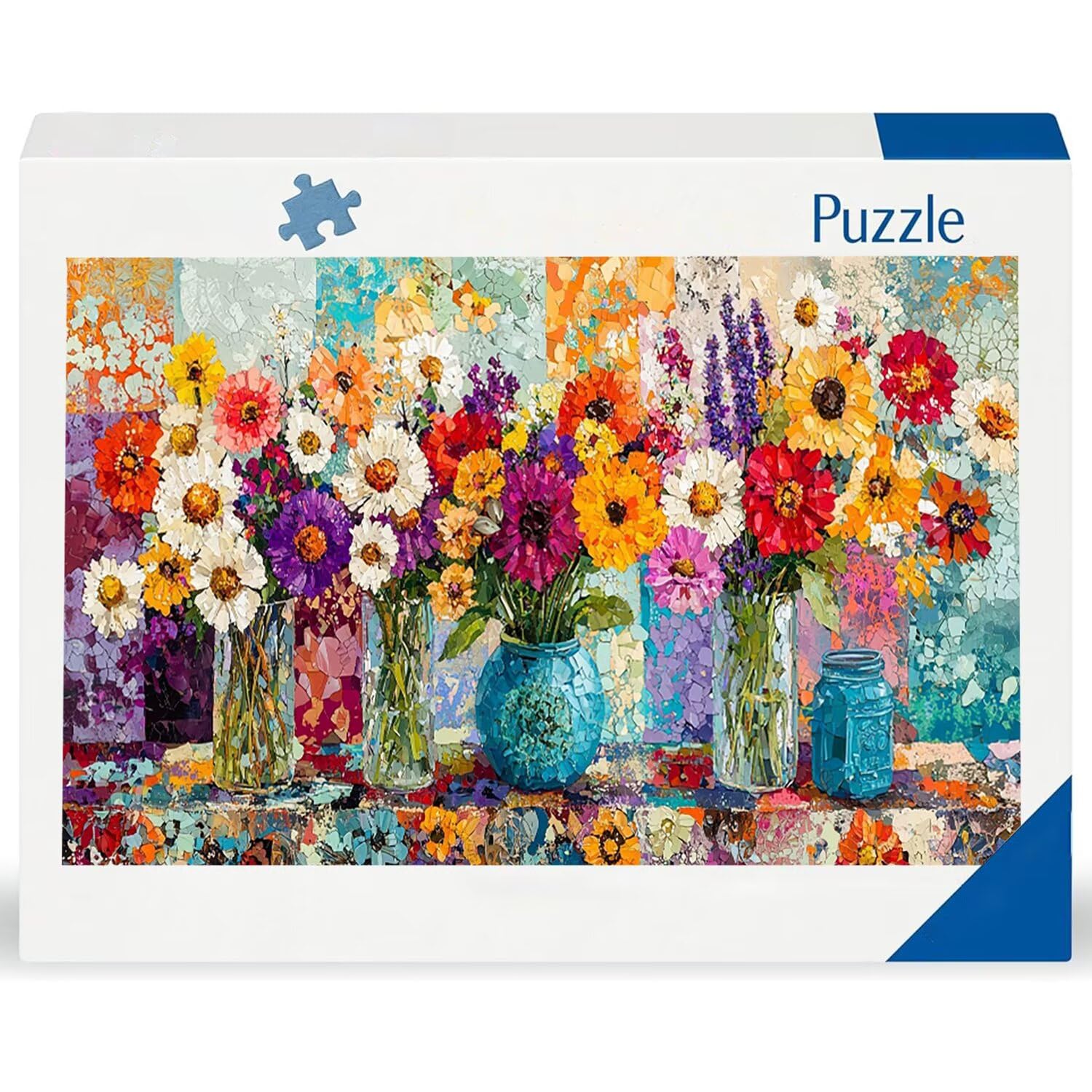 Puzzle dla dorosłych, 1100 obrazów kwiatów, 1100 puzzli dla dorosłych, gra edukacyjna, 87 x 42 cm, odpowiednie do dekompresji i dekoracji ścian, prezenty puzzle g-513