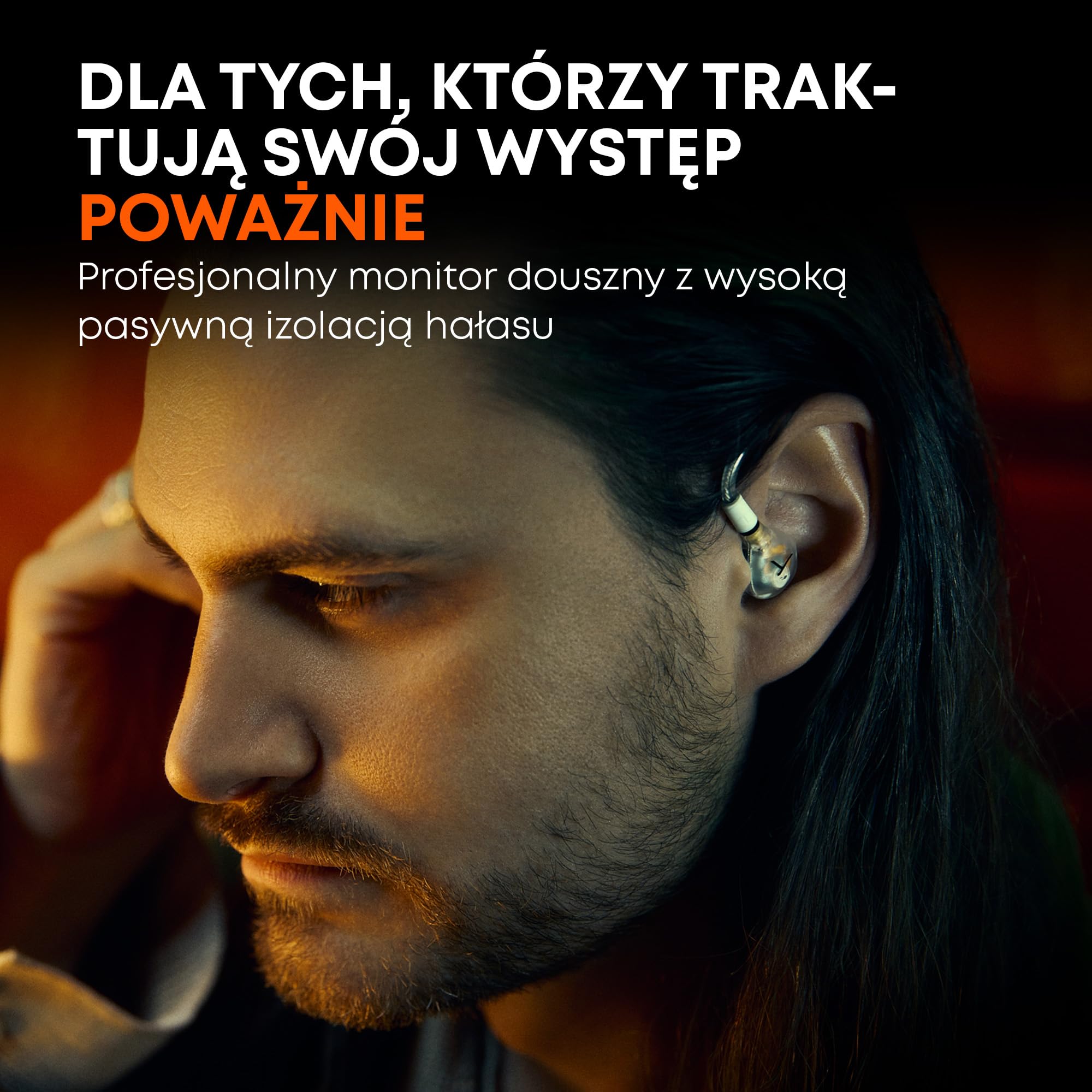 beyerdynamic DT 30 IE profesjonalny monitor dokanałowy do sceny i prób | Pasywna izolacja do 39 dB, ergonomiczne dopasowanie, odłączany kabel MMCX, transparentny