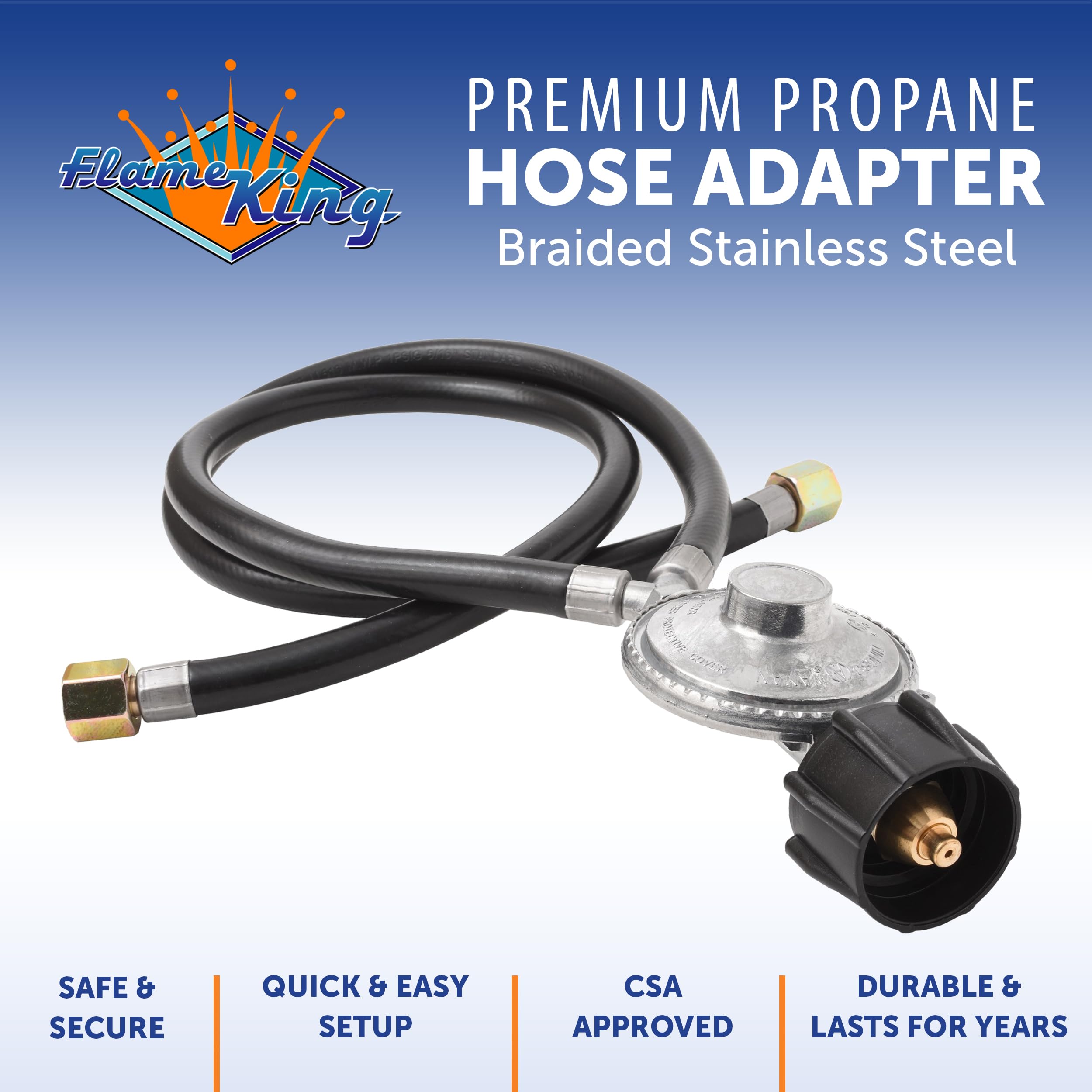 Encimera De Gas Domino-112GBT Con Soporte De Fundición - 2 Fogones, Incluye Wok, Encendido A Pilas, Para Gas Propano O Natural