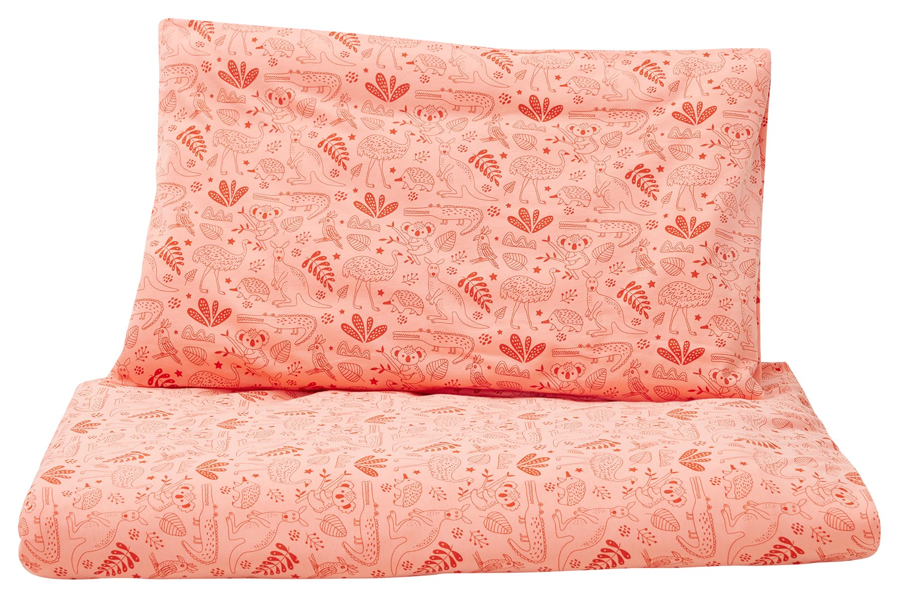Kinder Jersey Bettwäsche-Set aus Bio Baumwolle 100 x 135cm, Kissen 40 x 60cm, GOTS zertifiziert