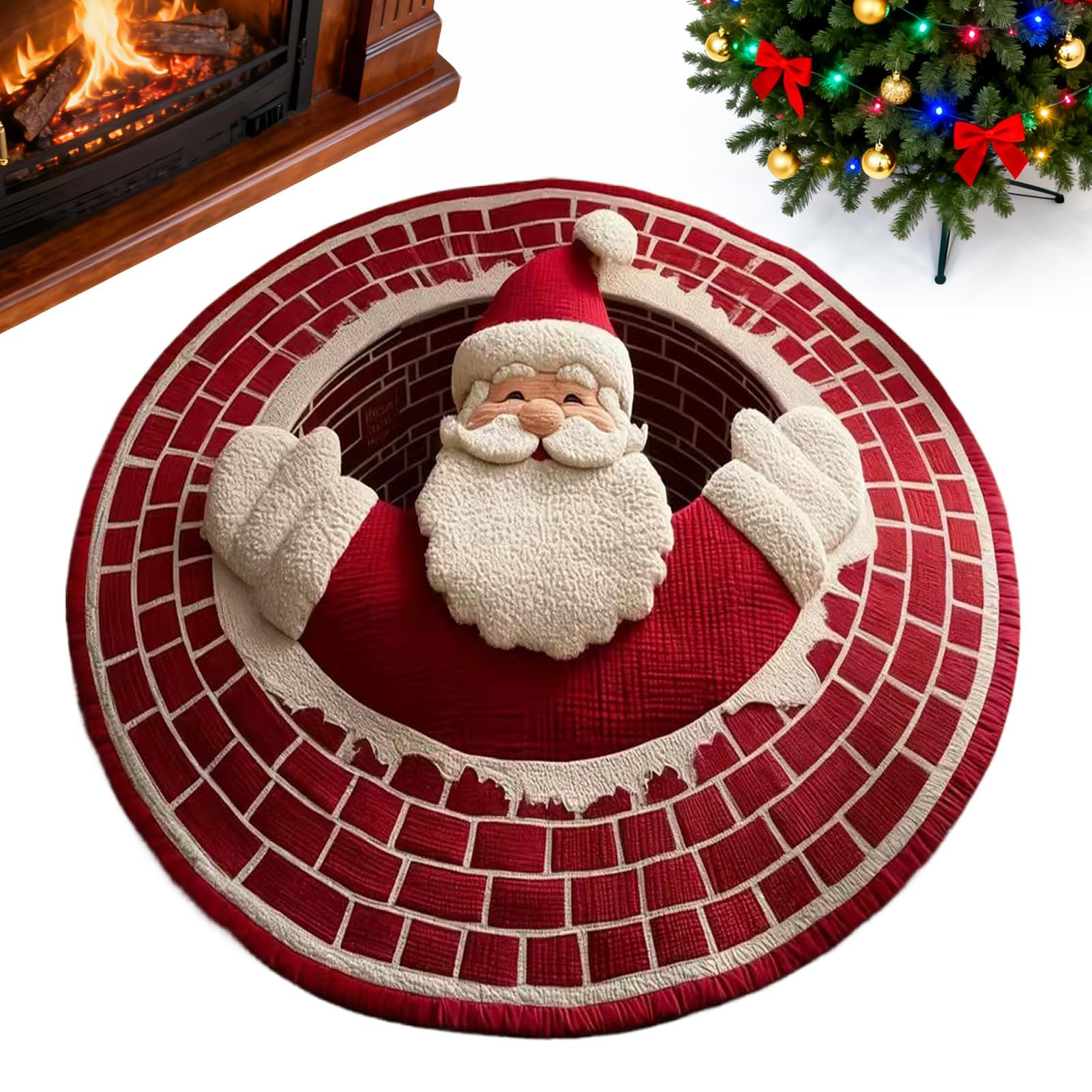 Tapis de Noël pour porte d'entrée pour sublimer la décoration de week-end