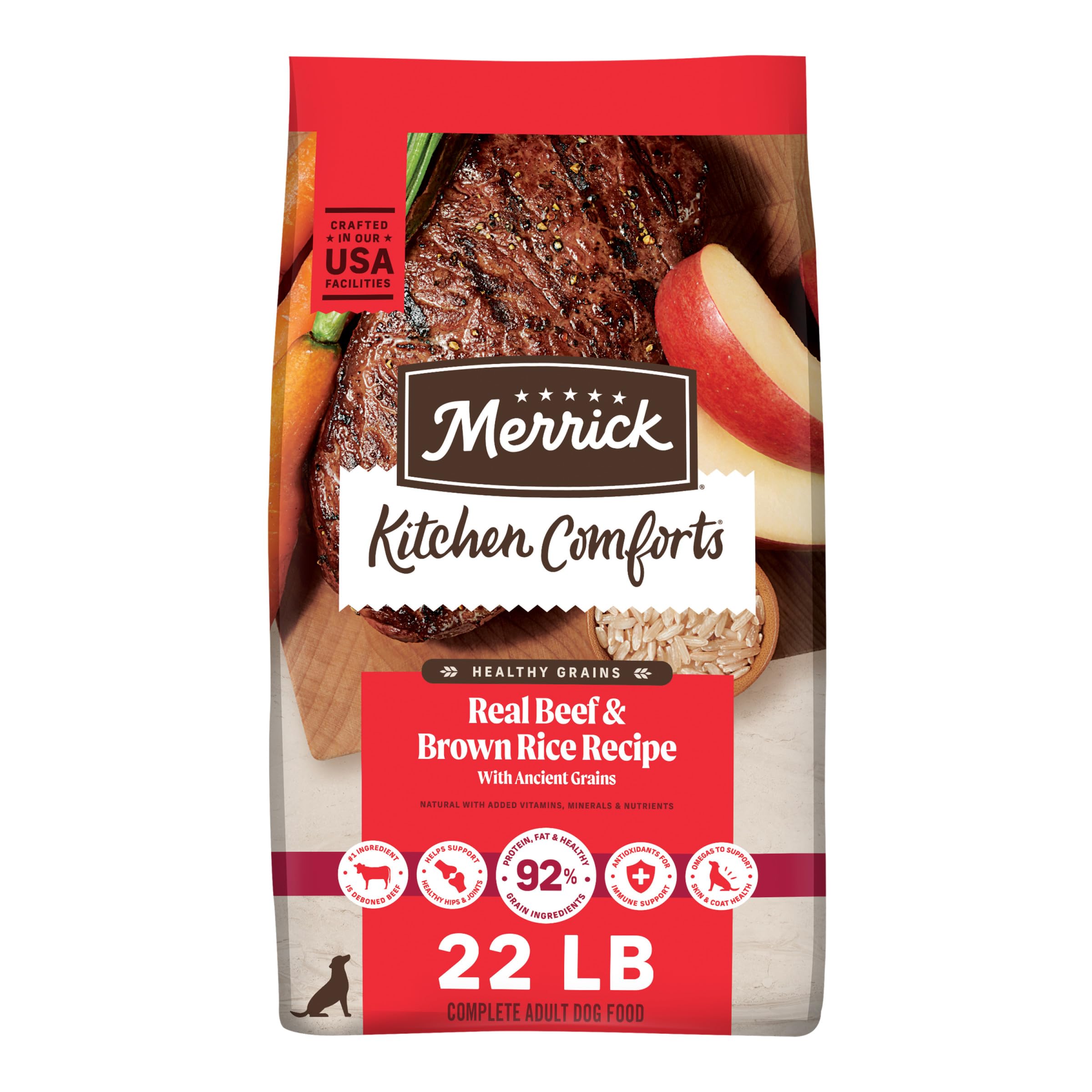 Merrick Classico Vera Carne + Piselli ricetta con Antica grani, 1,8 Kilogram