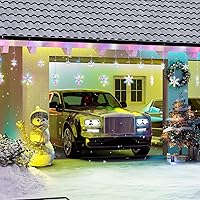 Vista 14 de Aulanto Christmas Snowflake Lights, 14 Drops Cool White 11.48FT 168 LED Icicle Lights Waterproof with 8 Modes, Connectable for Eaves, Windows