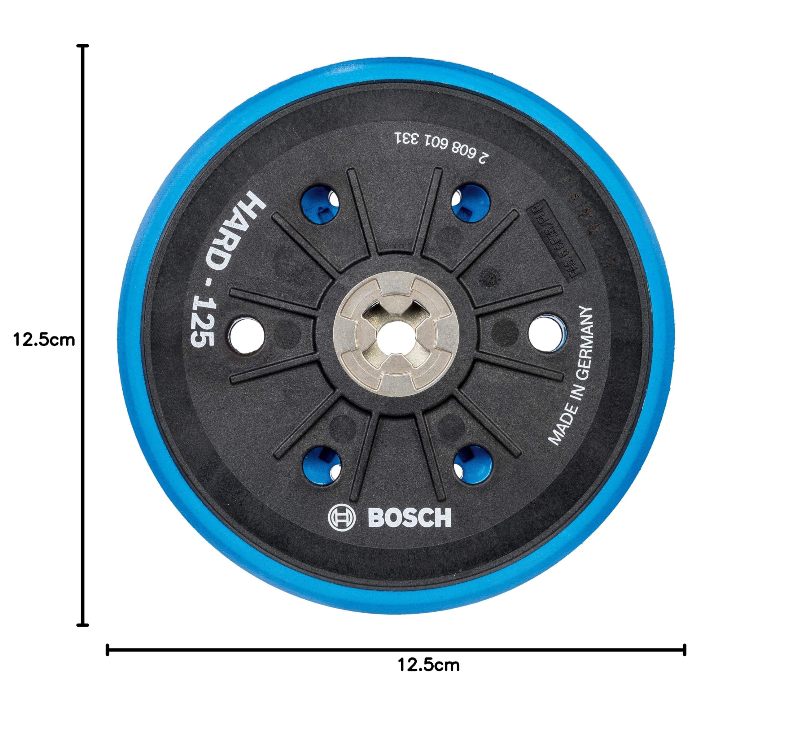 Bosch Professional Multi-Loch Schleifteller (Ã˜ 125 Mm, Medium, Klett, Zubehör Exzenterschleifer)
