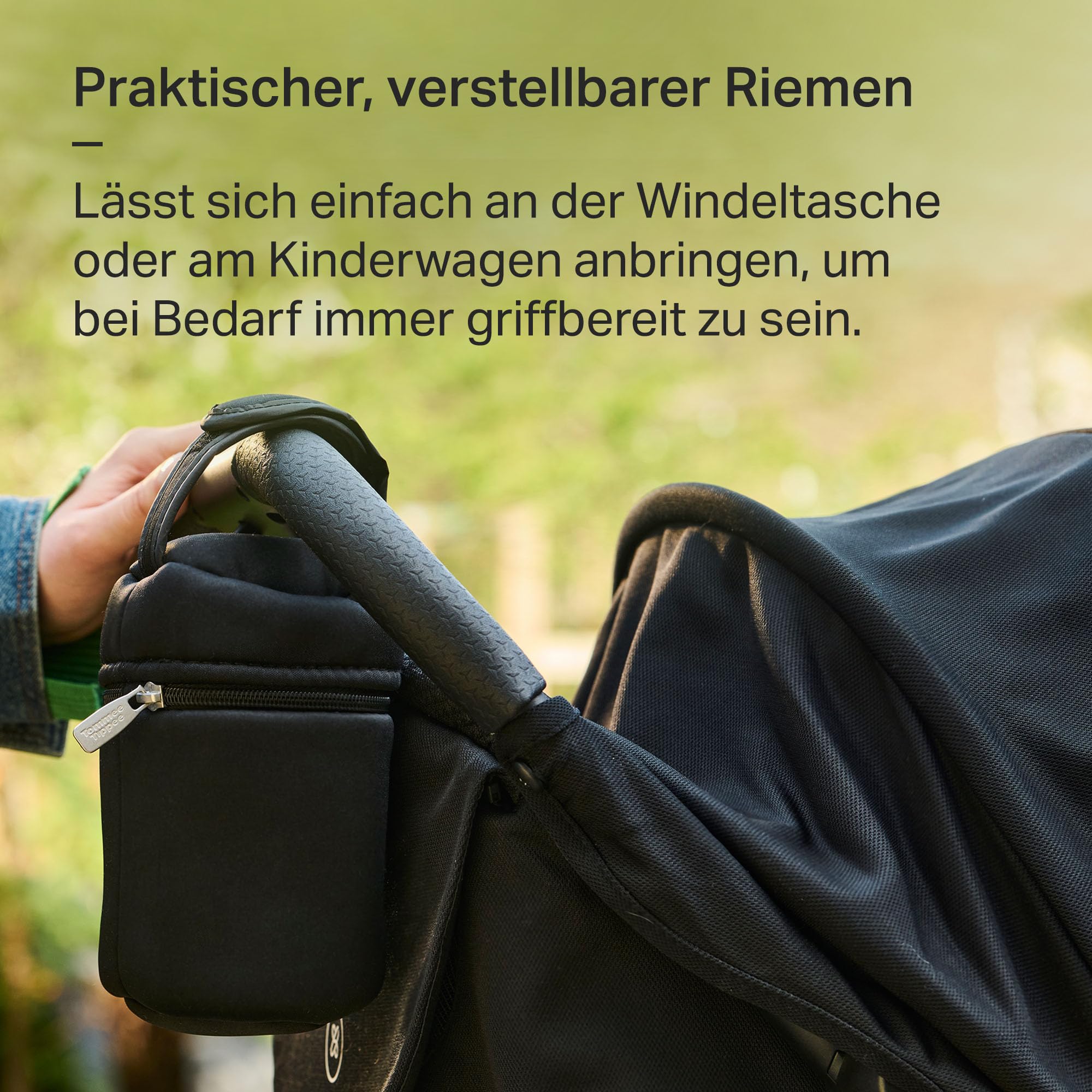 Tommee Tippee Tragbare isolierte Flaschentaschen für Closer to Nature Babyflaschen, 2 Stück