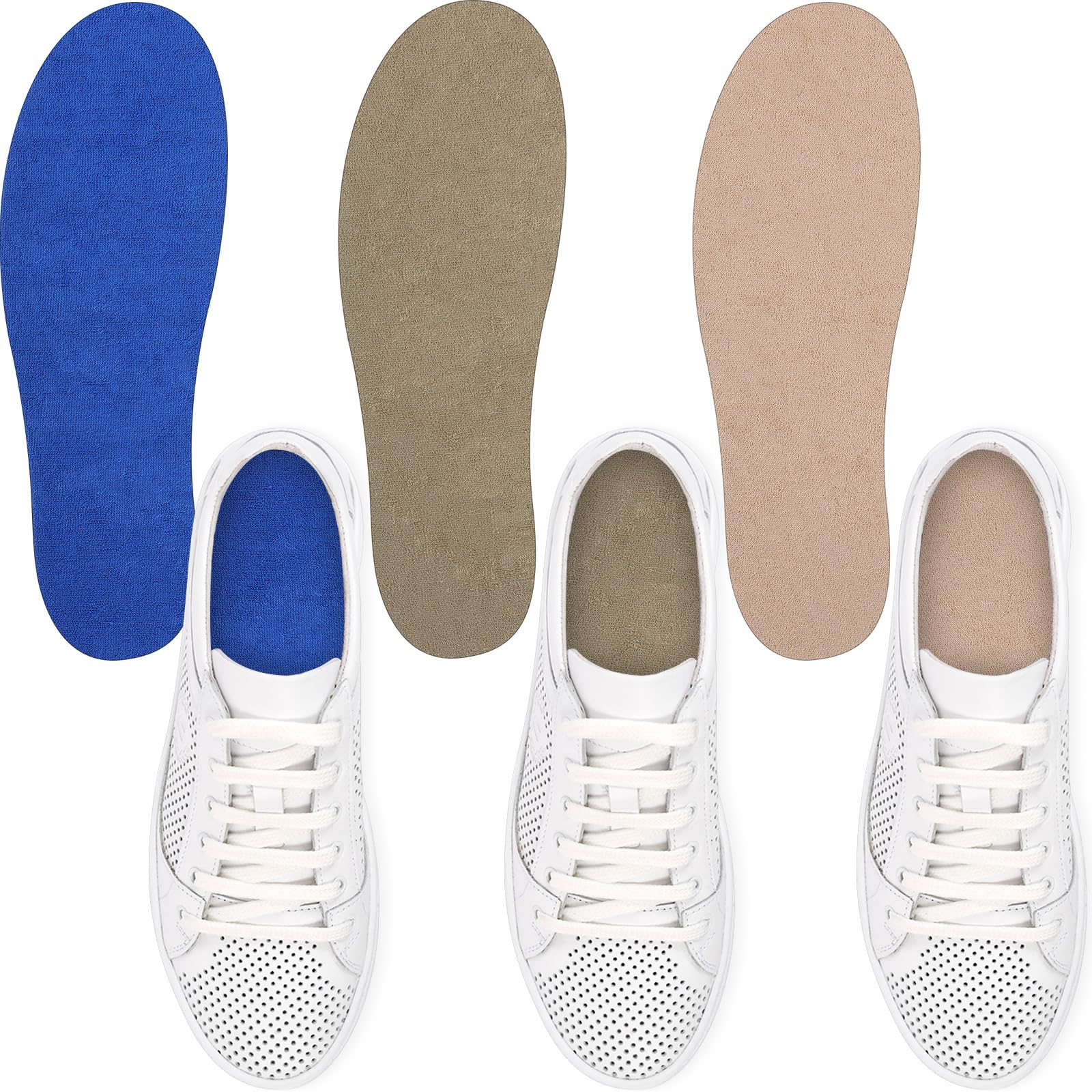 3 Pairs Women Sockless Shoe Liners