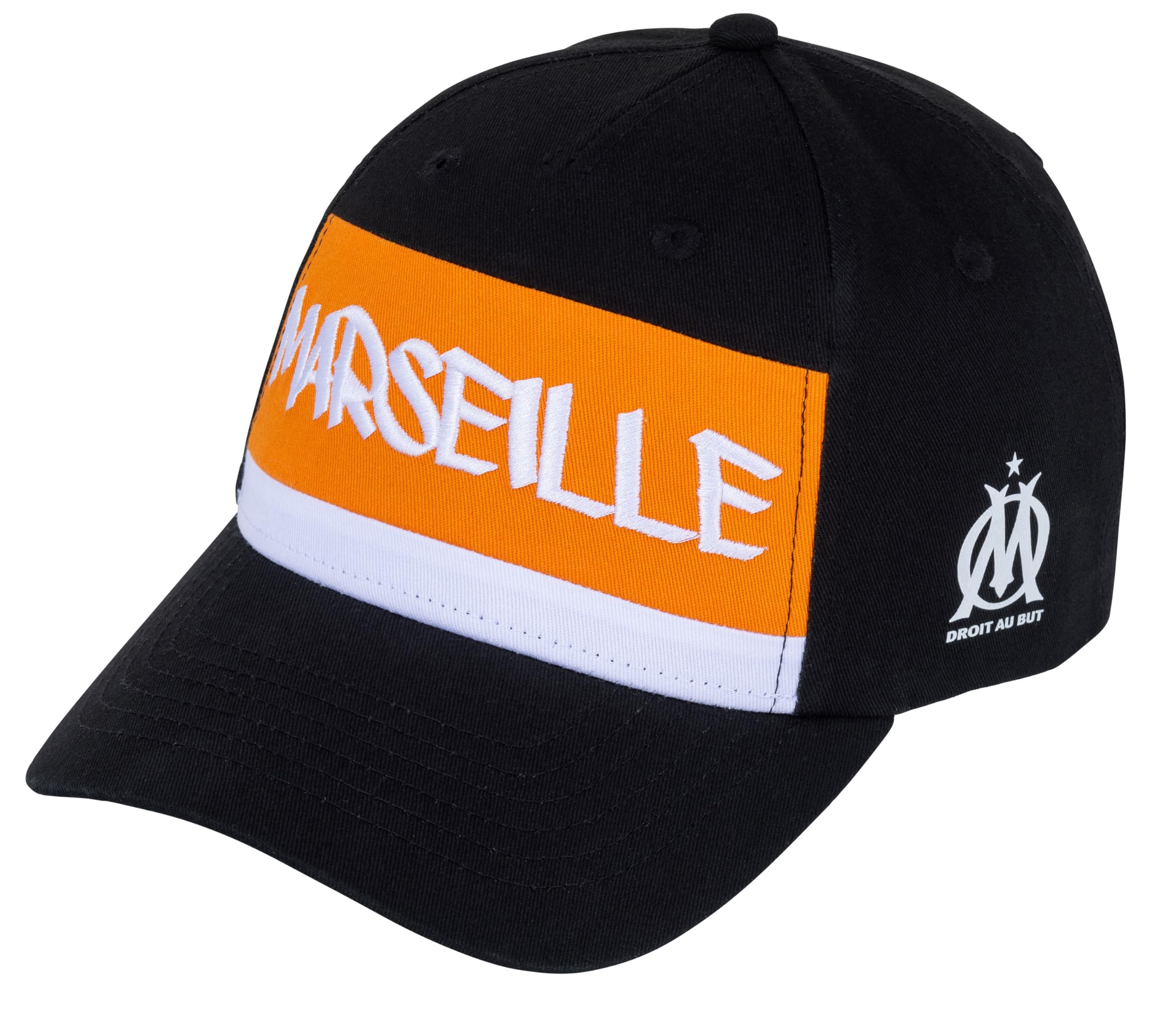 OLYMPIQUE DE MARSEILLE Om Cap - Official Collection - Black - One Size
