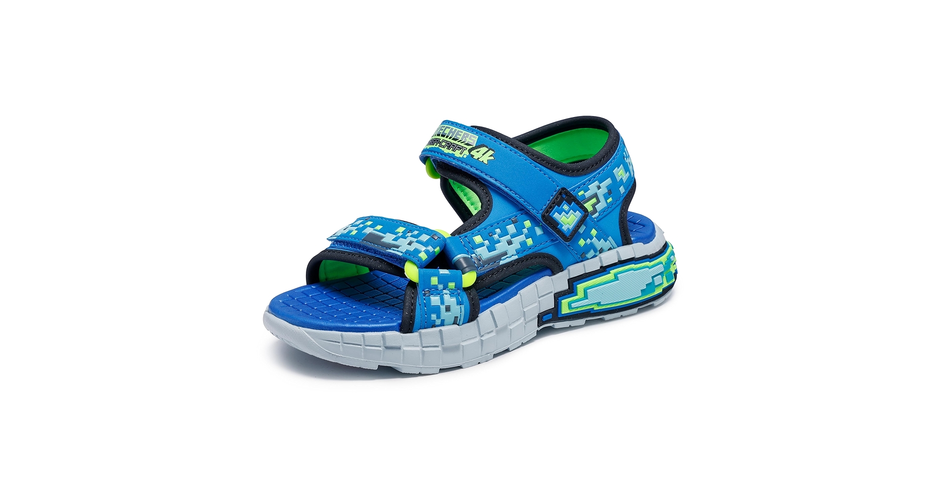 Amazon.com | SKECHERS Boy's Mega-Splash 4K Sandal, Black