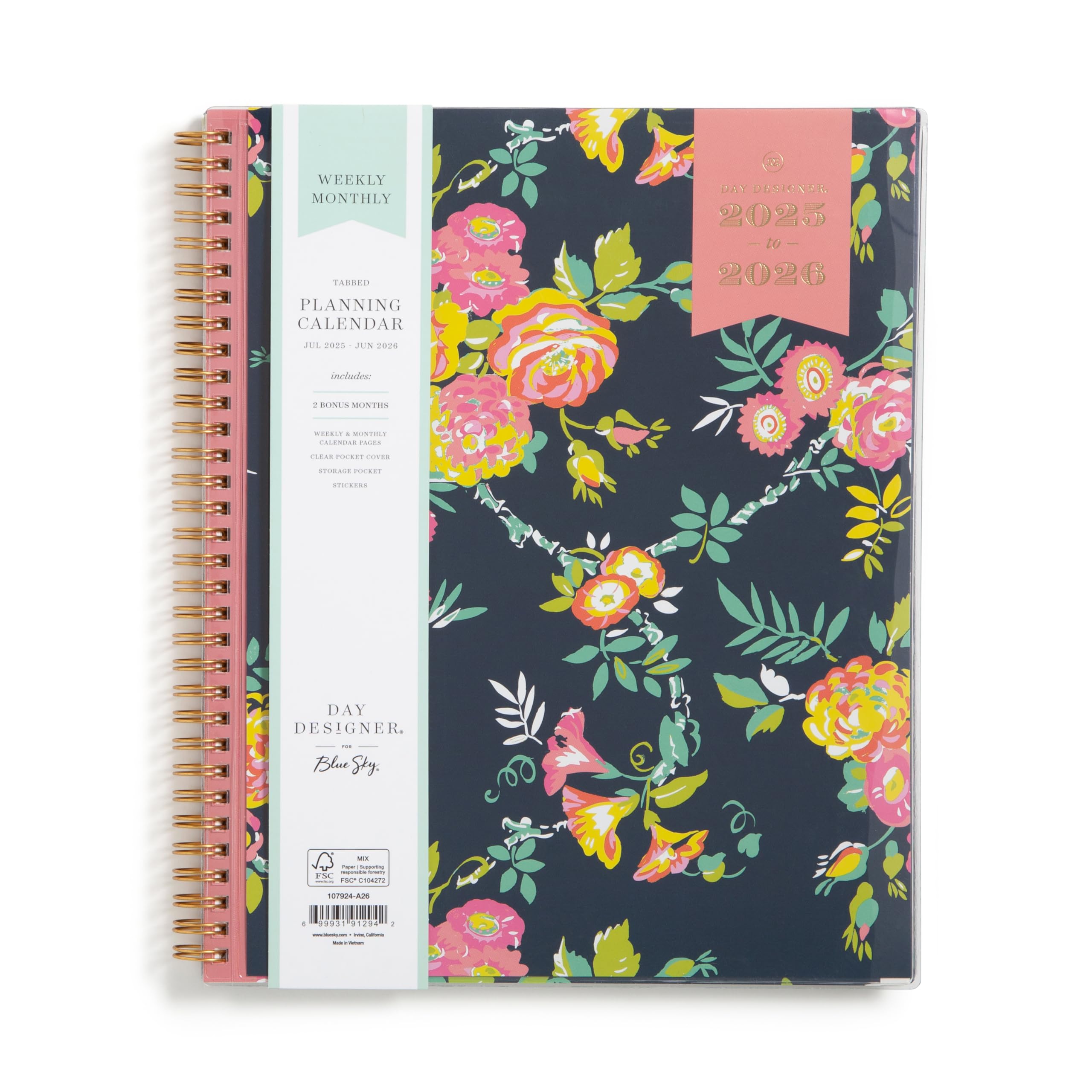 Amazon.com : Blue Sky 2025-2026 Weekly & Monthly Academic Planner