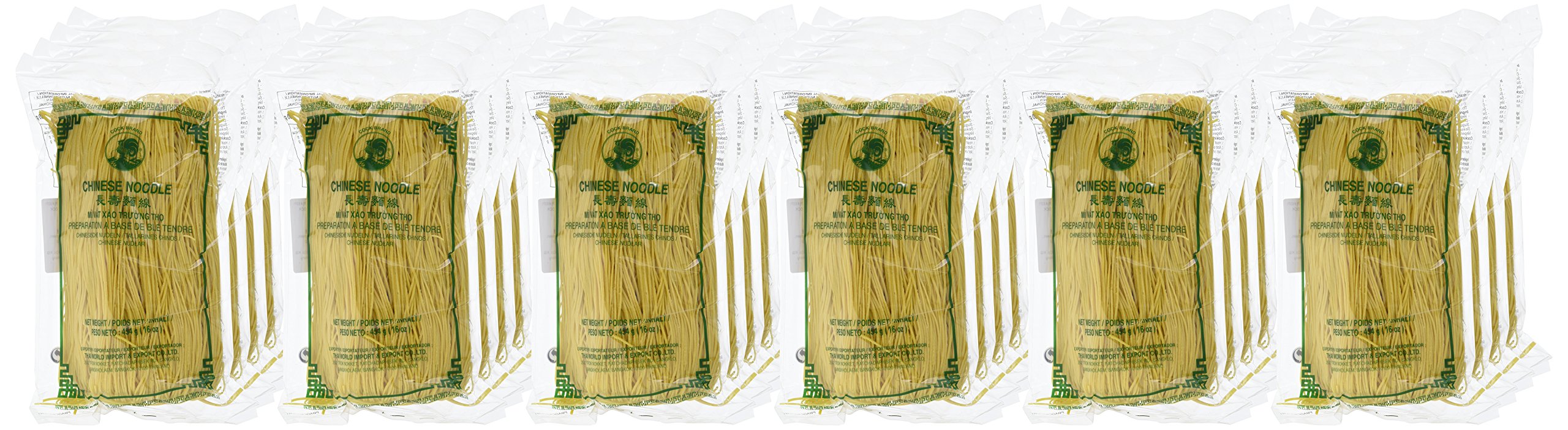 Cock Tallarines Chinos, Amarillo con Cúrcuma - Paquete de 24 x 454 gr - Total: 10896 gr