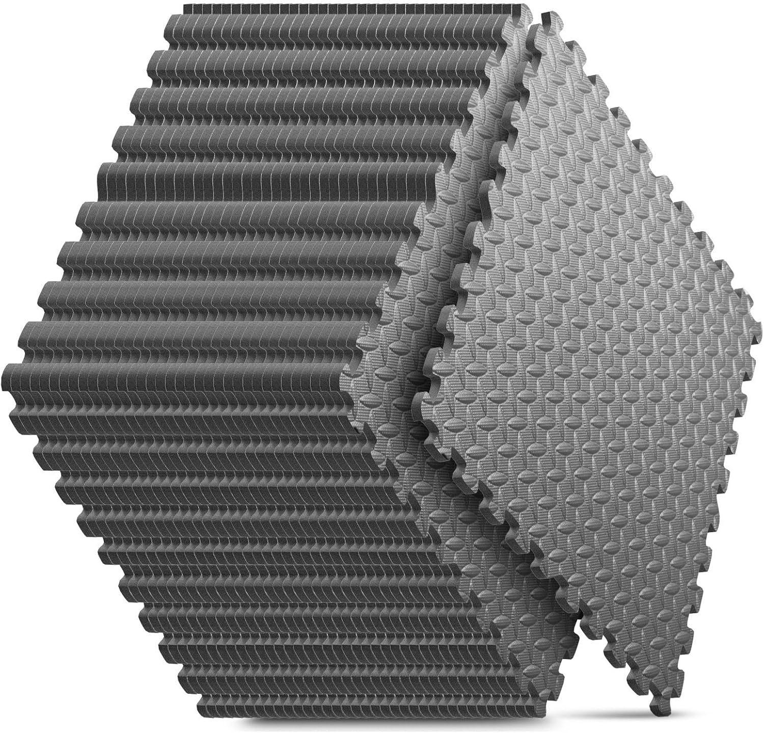 Tapete de gimnasio en casa, tapete de ejercicio de rompecabezas, baldosas de espuma EVA entrelazadas para equipo de entrenamiento en casa y áreas de