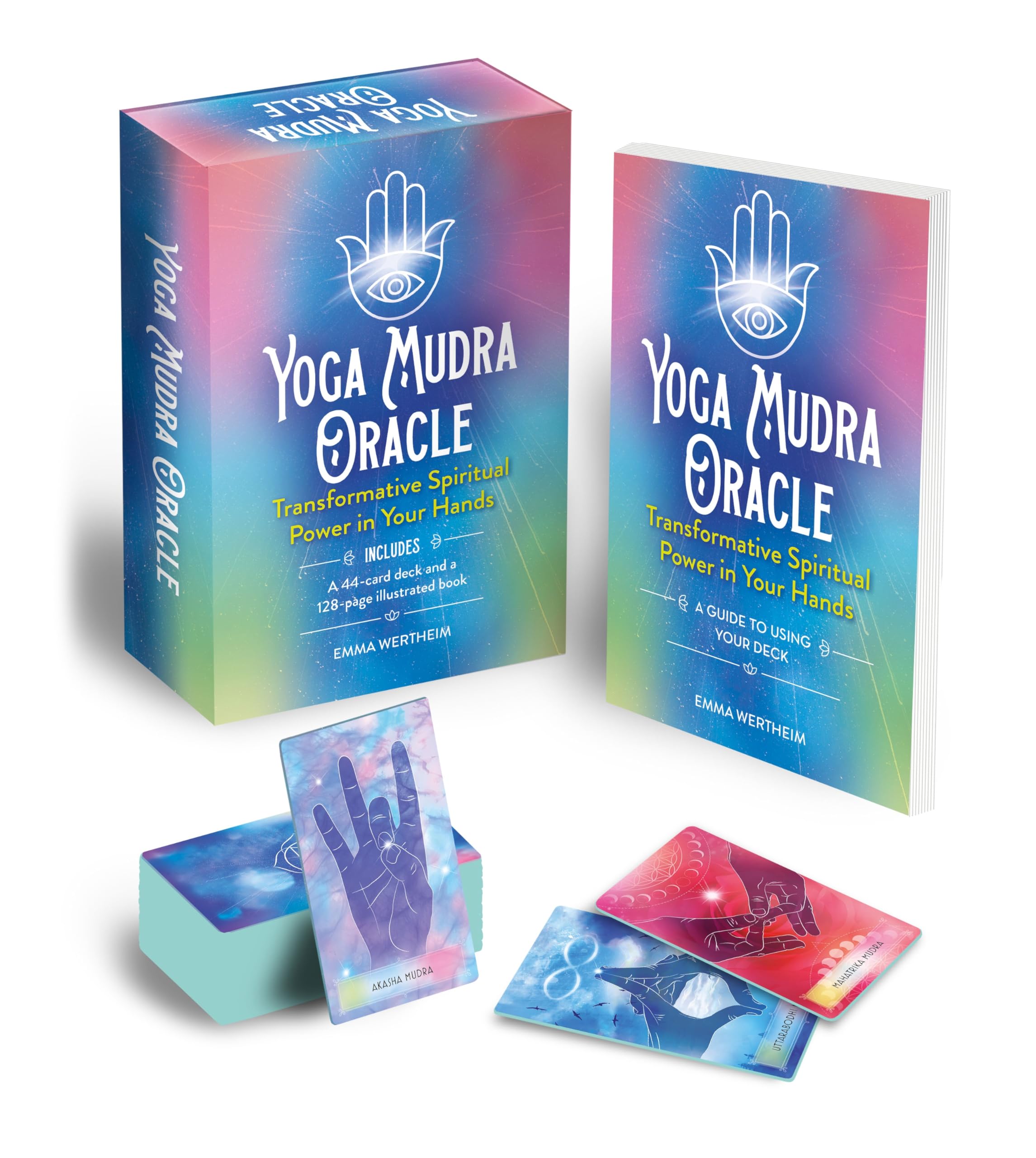 Yoga Mudra Oracle Book & Card Deck: Includes 44 cards and a 128-page book (Arcturus Oracle Kits)