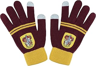 Harry Potter Touchscreen Gloves By Cinereplicas - For Smartphone & Tablets (Gryffindor Purple & Gold)