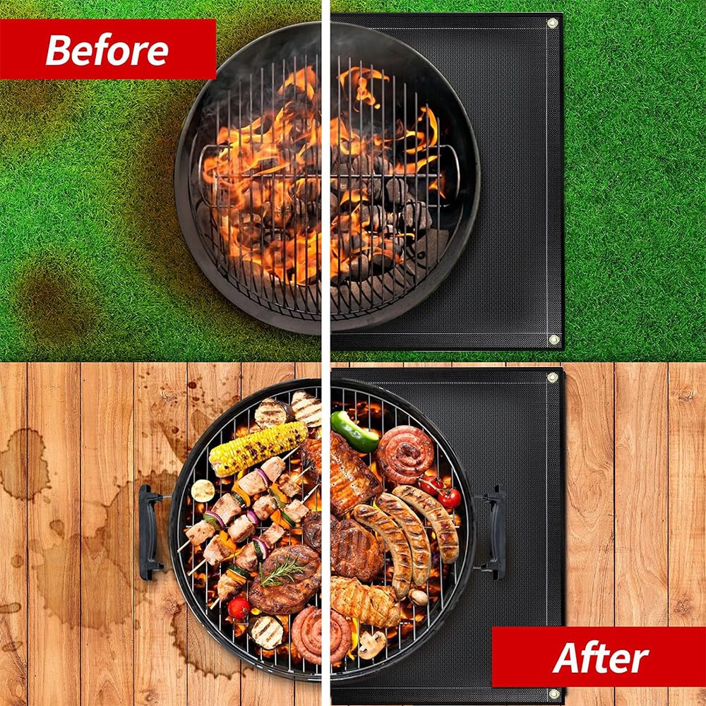 Tappetino Protettivo Ignifugo Per Pavimenti - 182x115 Cm Per Barbecue E Camino - Foto 7