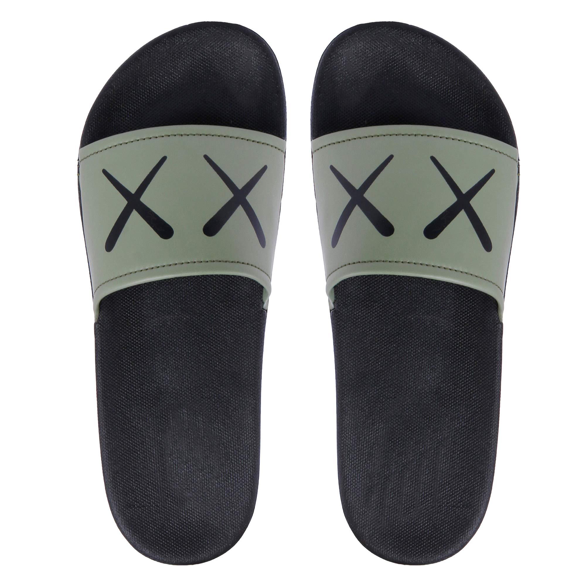 PERY-PAO Mens Stylish Sliders Sky Blue, Grey, Brown, White, Green Boys Slippers (B0BMFZS7QF) Amazon Price History, Amazon Price Tracker