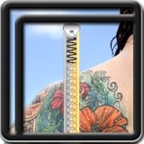 Zipper Lock Screen Tattoo