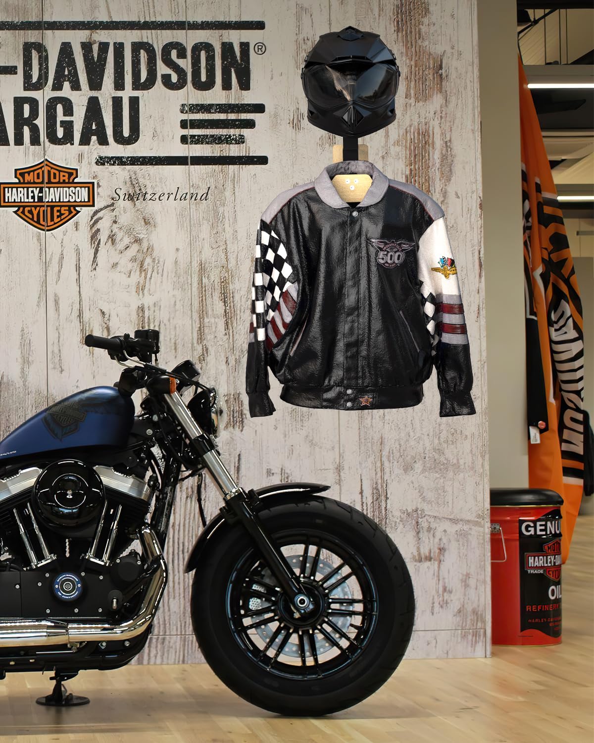 Motorcycle Helmet Rack Jacket Hook,Universal Wall Mounted Helmet