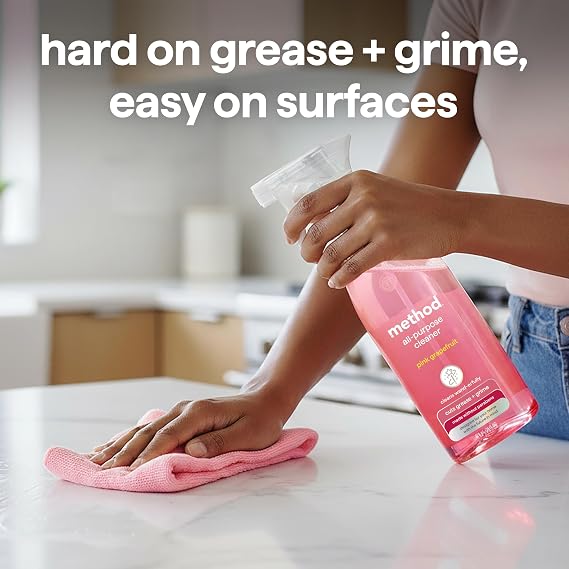 method Pink Grapefruit Dye-Free All-Purpose Cleaner Spray, 28 fl oz