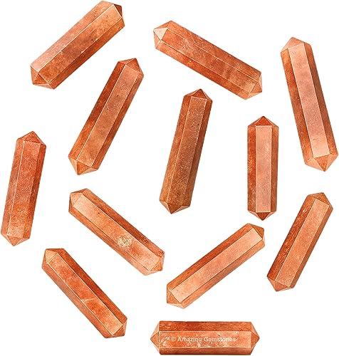 Vista 14 de Amazing Gemstone Puntos de cristal de amatista, cristales curativos y piedras a granel, paquete de 3 puntas curativas de doble terminación