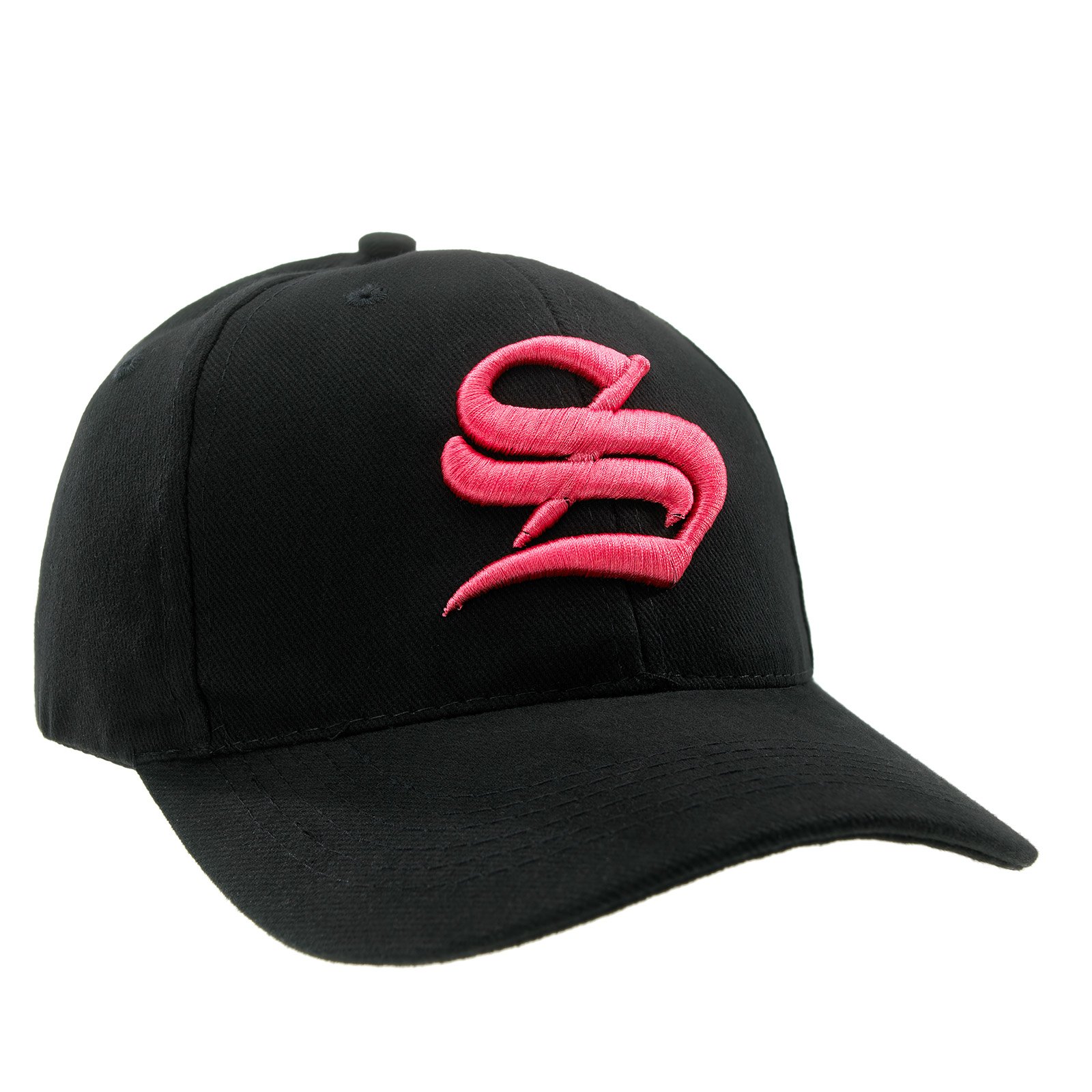 Snapback Hat with Raised 3D Embroidery Letter A and S, 5 Panel Baseball Cap Hip-Hop Headwear
