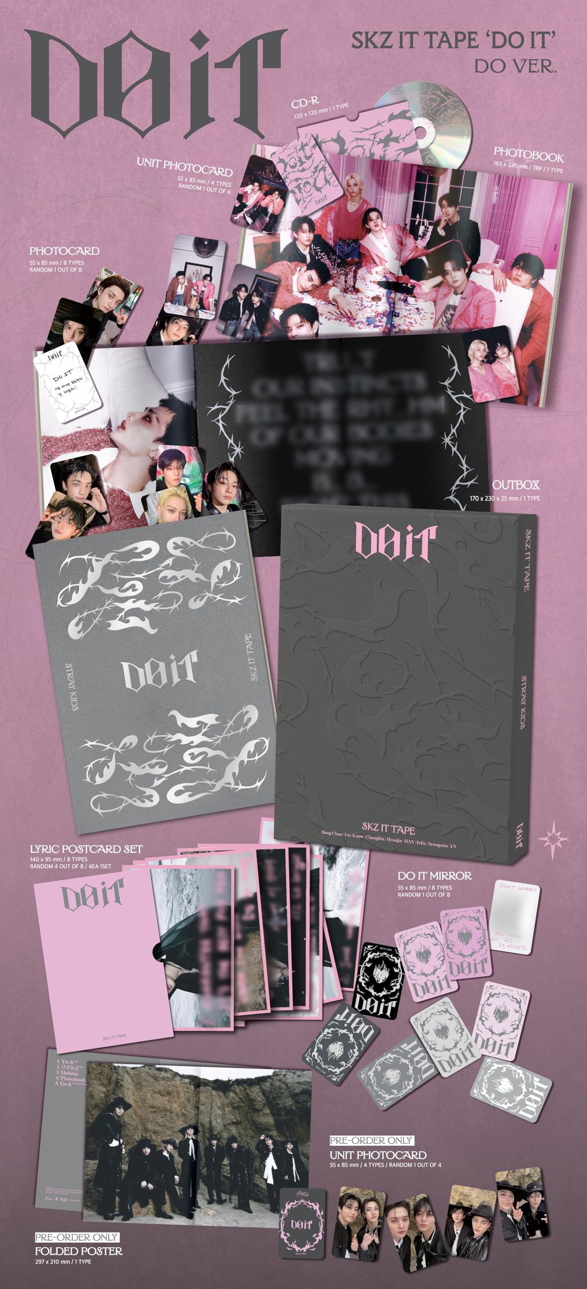Stray Kids - SKZ IT TAPE [DO IT] Fotolibro limitato (DO VER