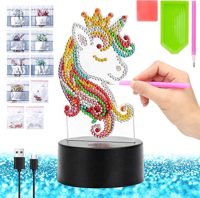 DIY Diamond Painting Blumenstrauß - Kreativset Für Mädchen Ab 5 Jahren