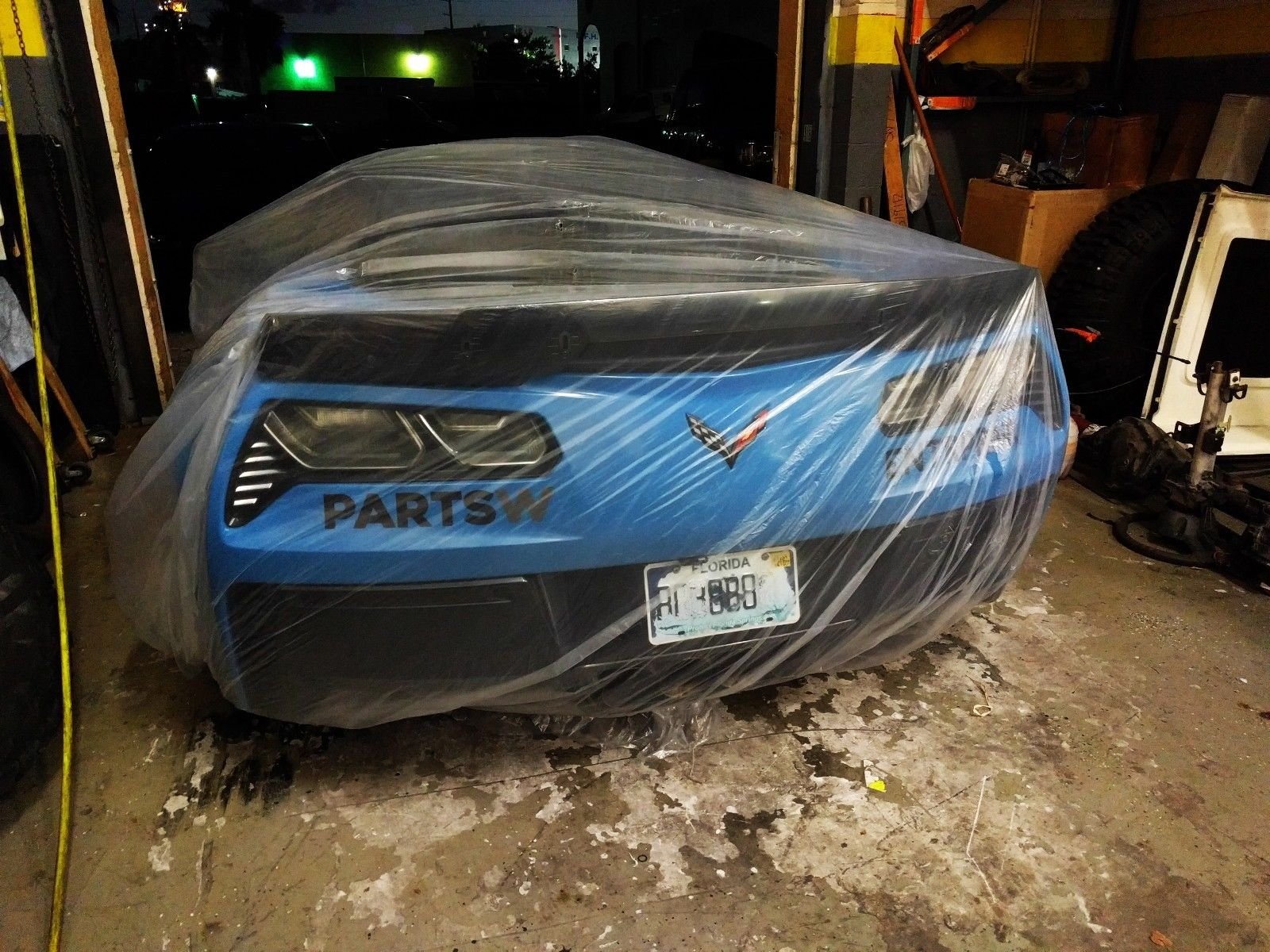 PartsW - 20 Pack of Universal Disposable Plastic Indoor Garage Clear car Cover