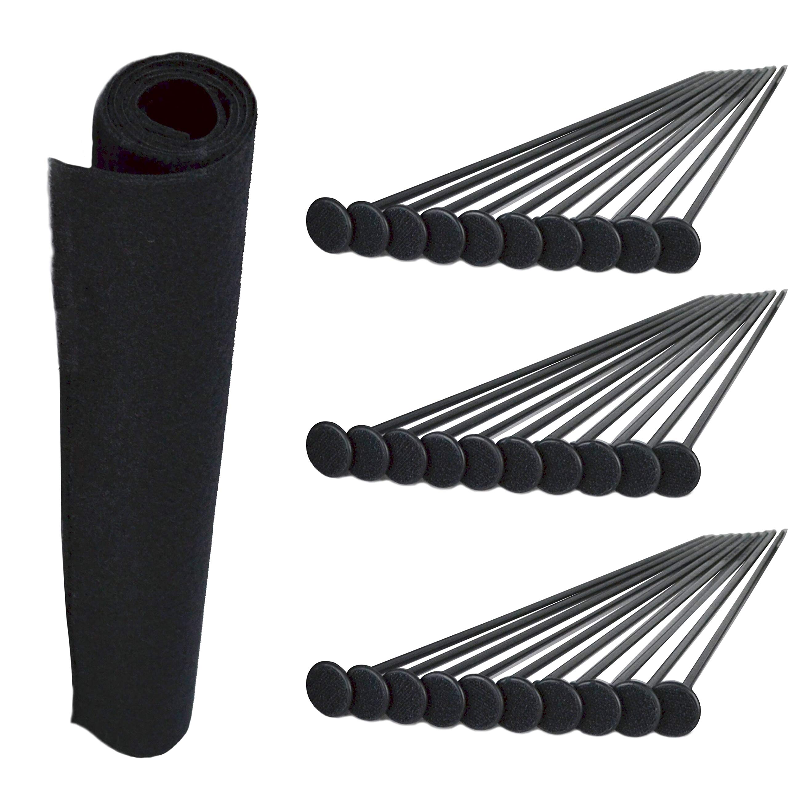 Buy Storage Solutions Rods Starter Kit with Shelf Liner Organizer