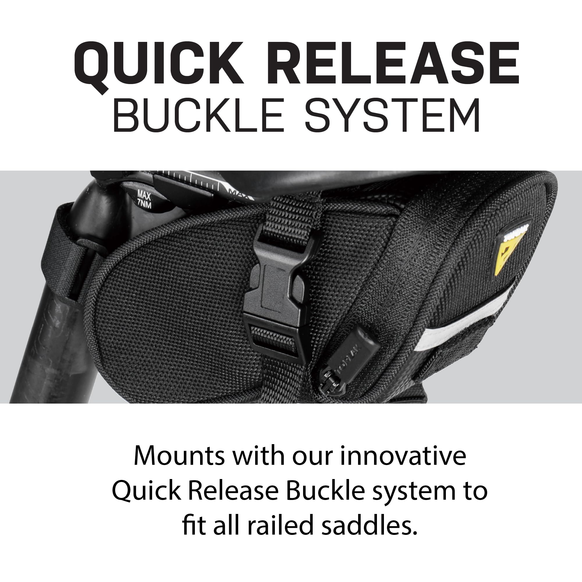 Amazon | TOPEAK(トピーク) Aero Wedge Pack (Strap Mount) マイクロ