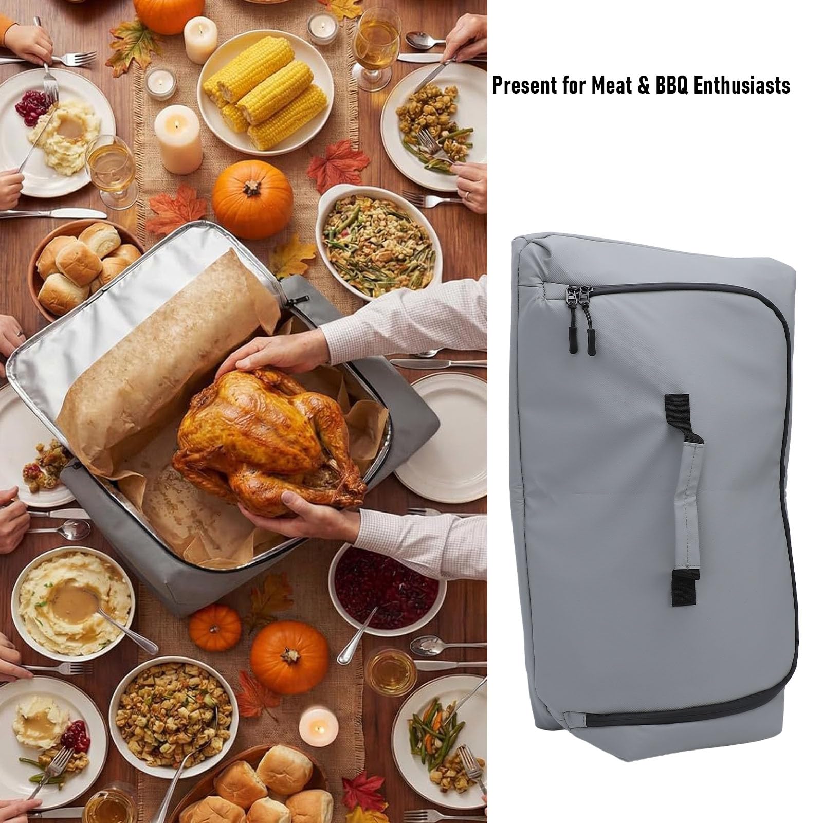 Coperta per barbecue per riposare la carne, coperta per barbecue con apertura a 270 gradi