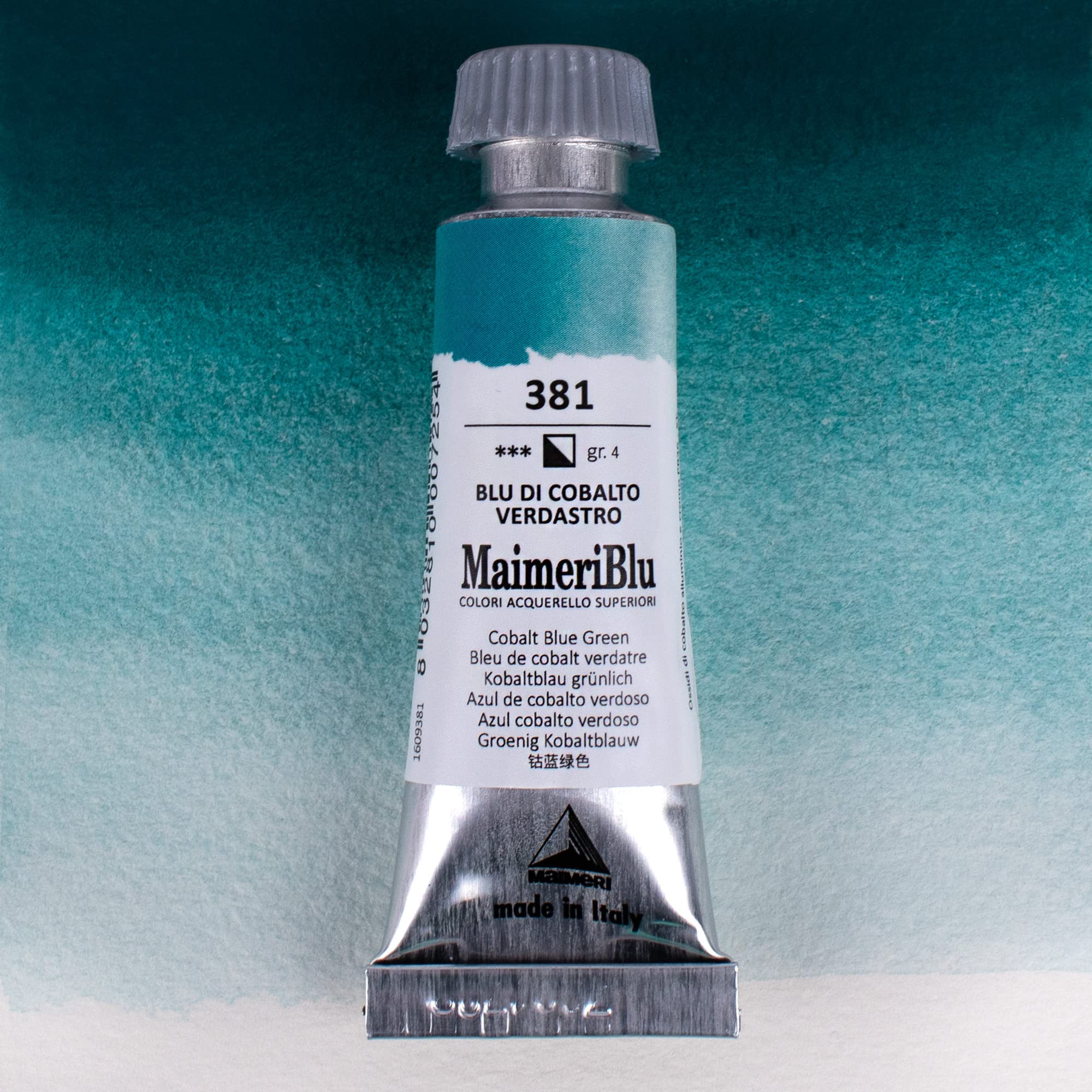 Maimeri Blu Carbone Nero - Acquerello In Tubo Da 12 Ml - Colore Superiore Per Artisti E Studenti