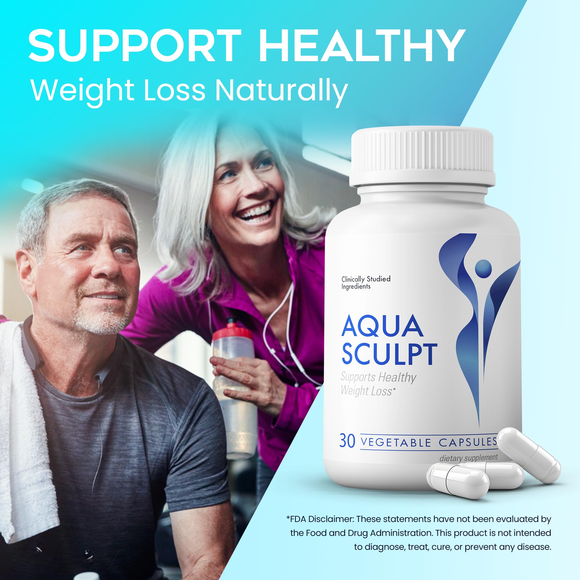 3X Aqua Sculpt Advanced Weight Loss Support Aquasculpt Maximum Strength 60 Pills - View #8