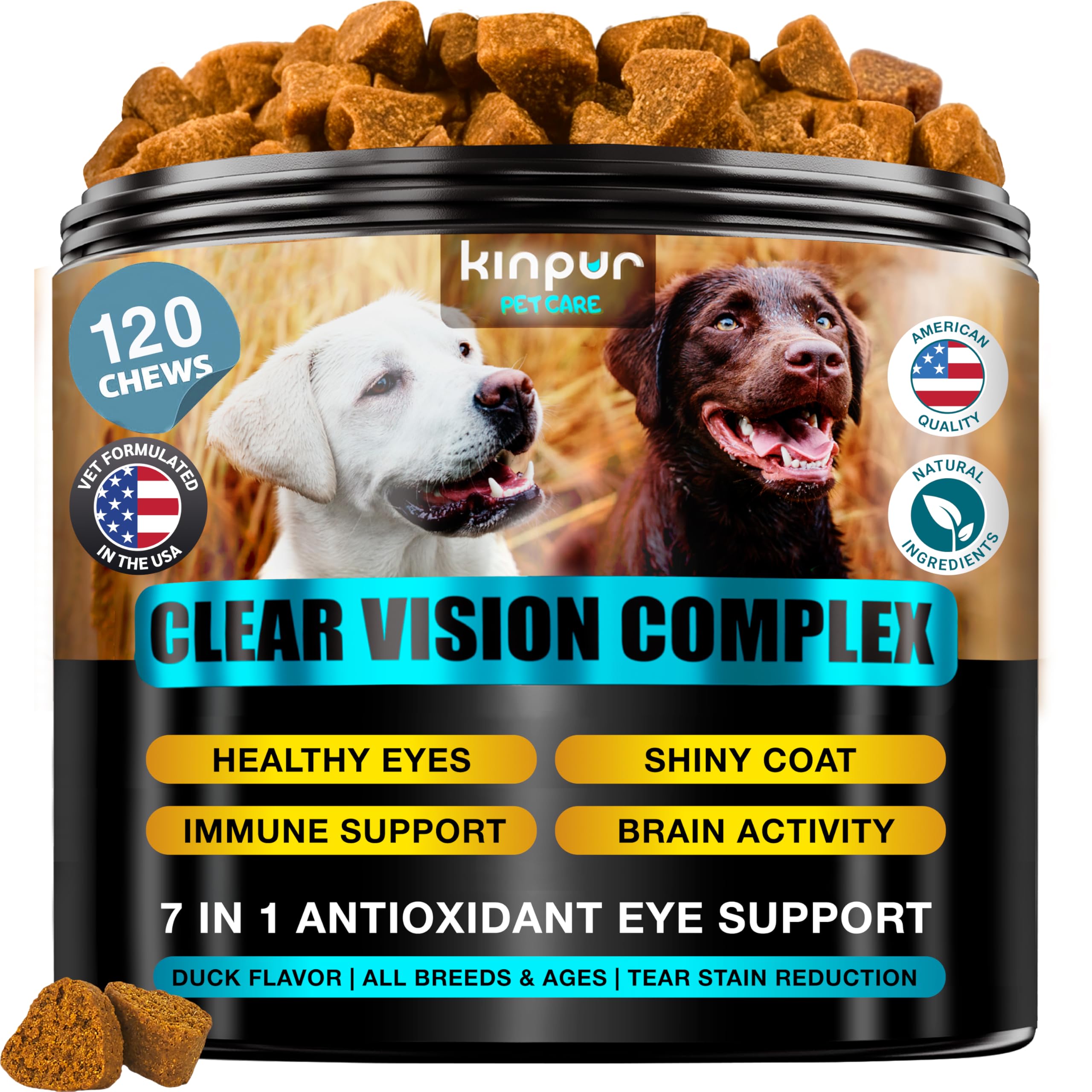 Clear Vision Eye Vitamins Duck Chews