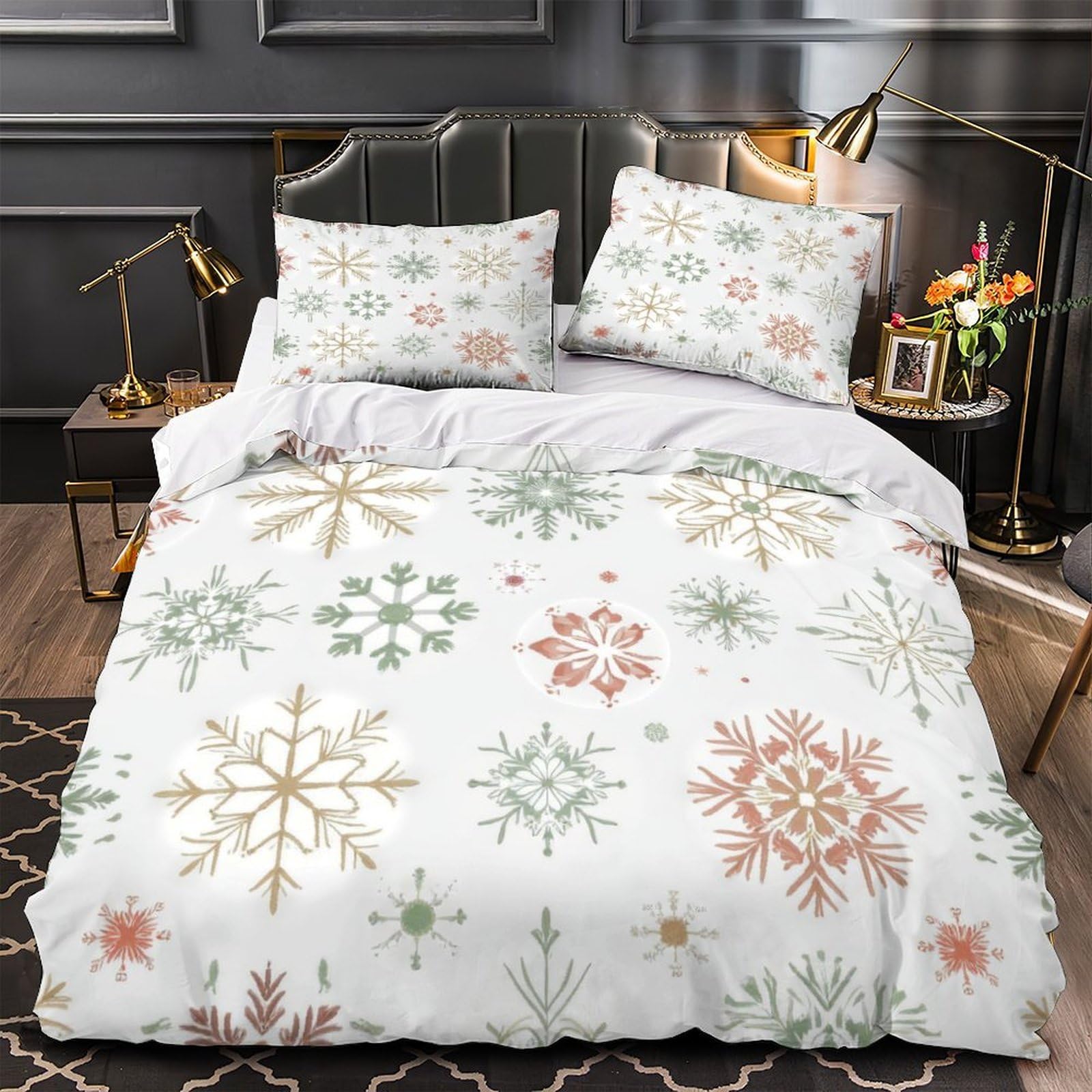 Housse de couette snowboard résistante et super douce pour couple