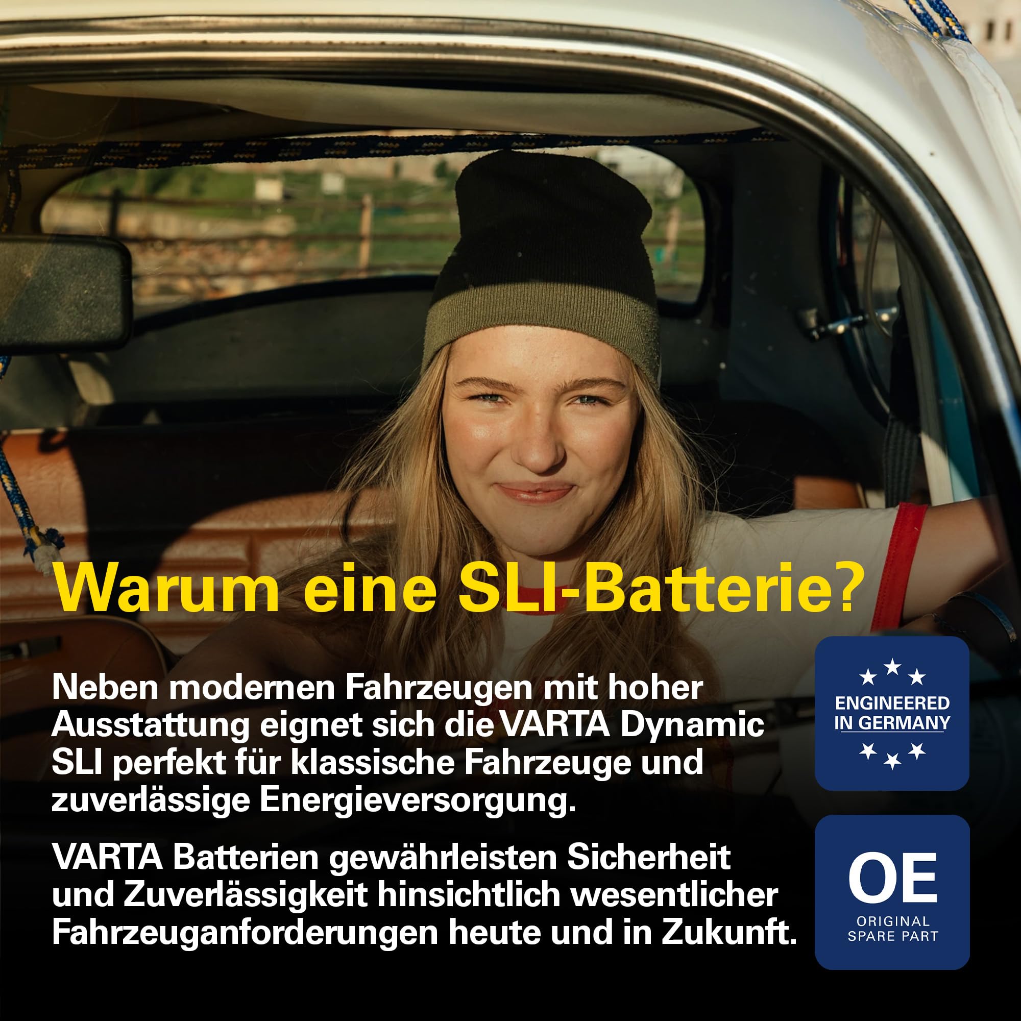 VARTA Automotive DYNAMIC SLI (E11) 12V 74Ah 680A - Nassbatterie KFZ mit Standardausstattung & ohne Start-Stopp System - Starterbatterie für einfachen Energiebedarf - Bleisäurebatterie wartungsfrei