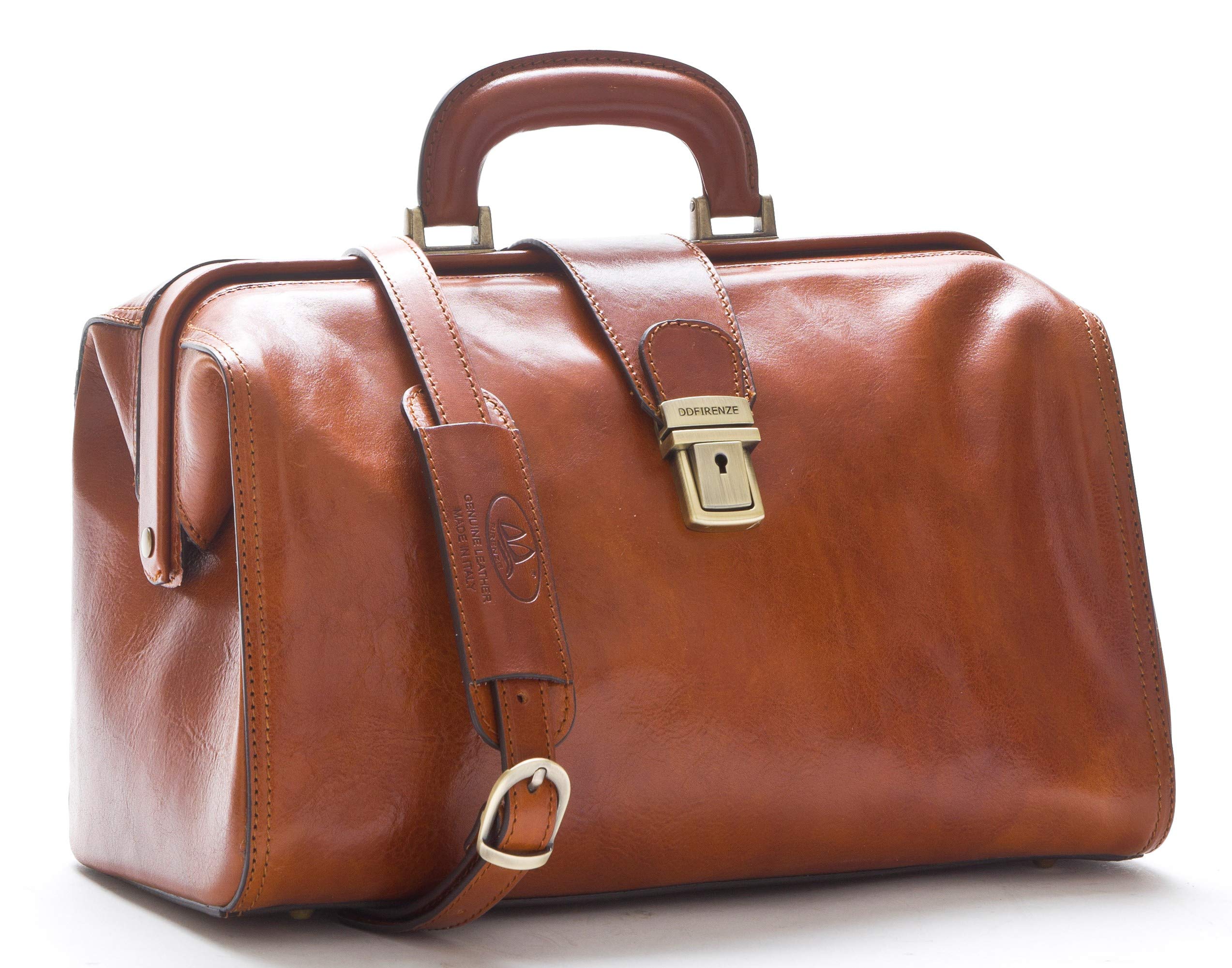 Leder Doktortasche - D&D0205 - Made in Italy