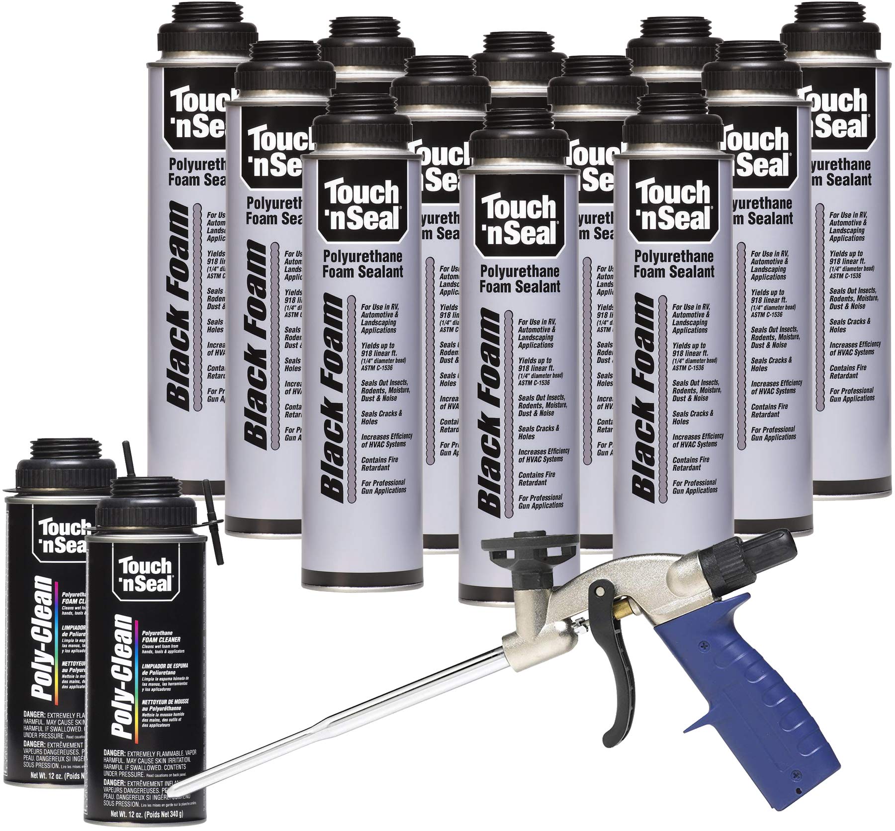 Buy Touch N Seal Black Landscape and RV UVResistant Polyurethane Foam