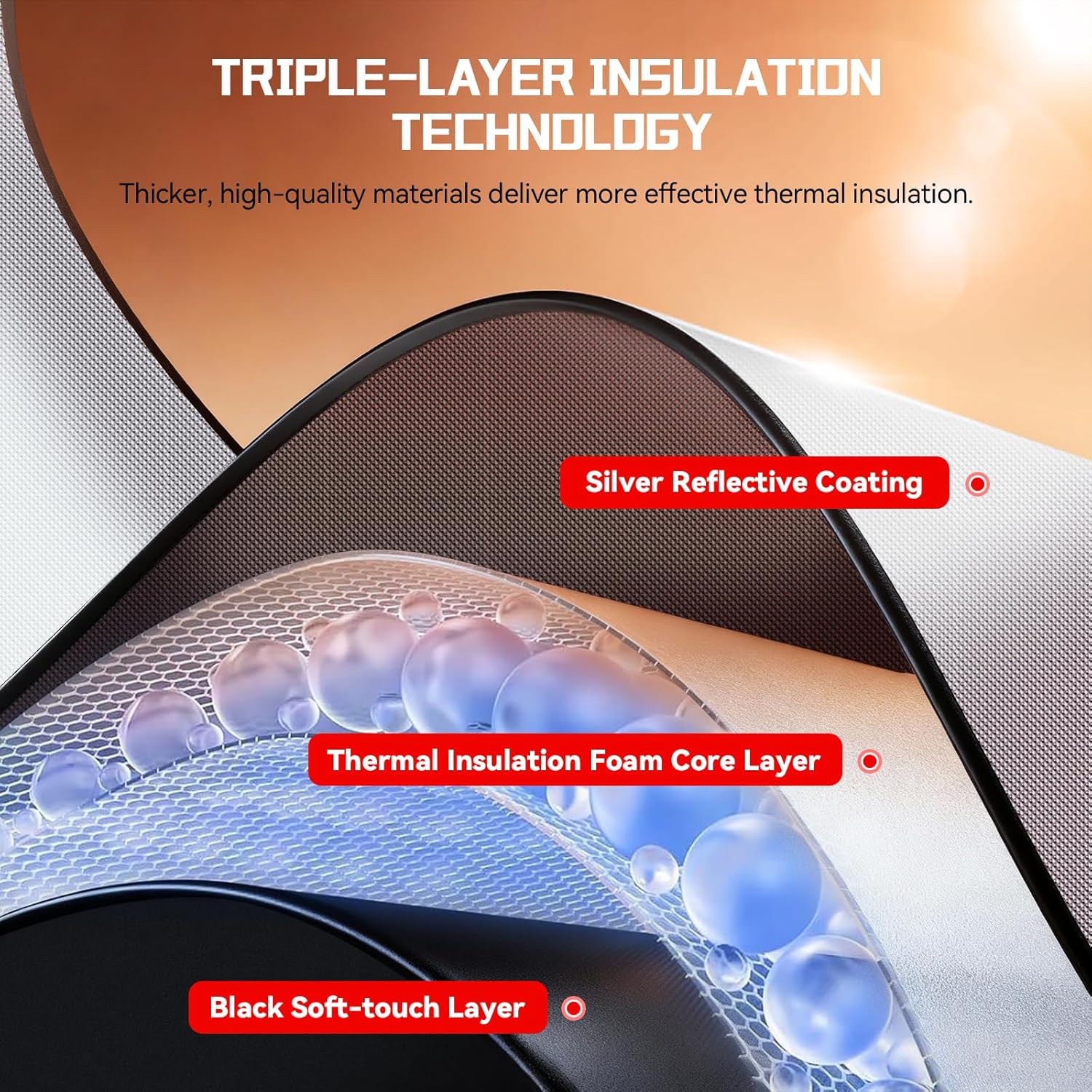 Windshield Sun Shade Custom Fit for L-EXUS NX NX250 NX350 NX350h NX450h+ 2022-2026, Accordion Folding Thick Window Sunshade Block Heat 99% UV Rays Sun Visor Keep Cooler Car Accessories