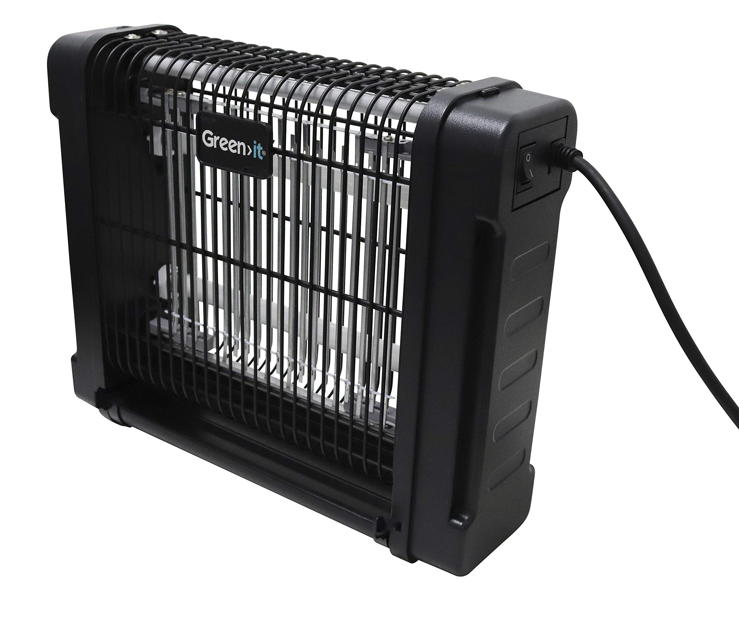 Trappola Elettrica Per Zanzare Con Luce UV 2x6W, Lampada Per Insetti Fino A 30 M², Alluminio, Perel